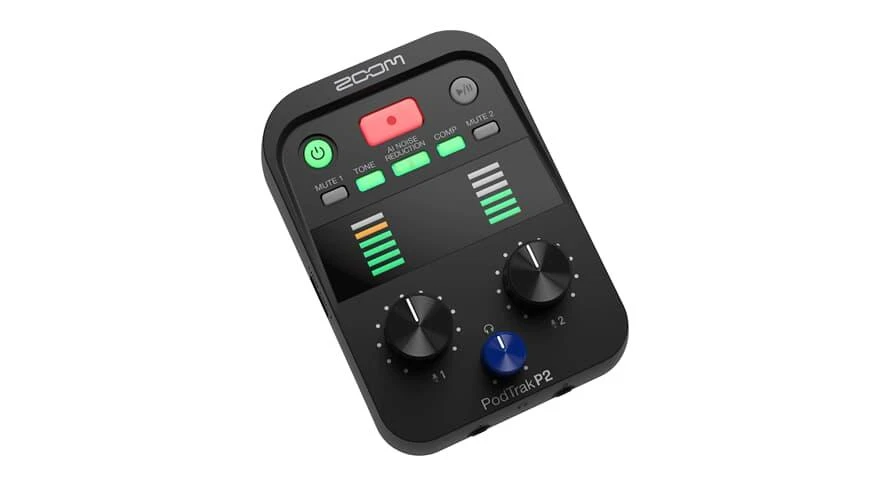 Zoom Podtrak P2 Podcast Recorder for USB Mics - PODTRAKP2 (2).jpg