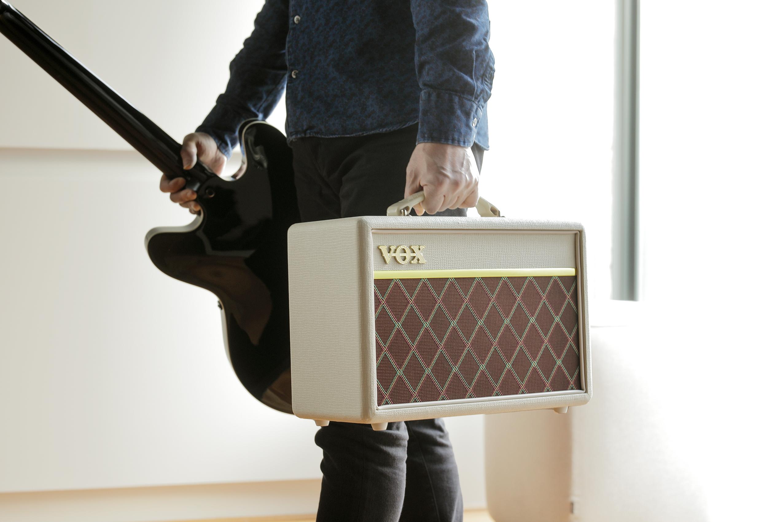 VOX Pathfinder 10W Amplifier Combo in Cream Brown - image3_Pathfinder 10 Cream.jpg