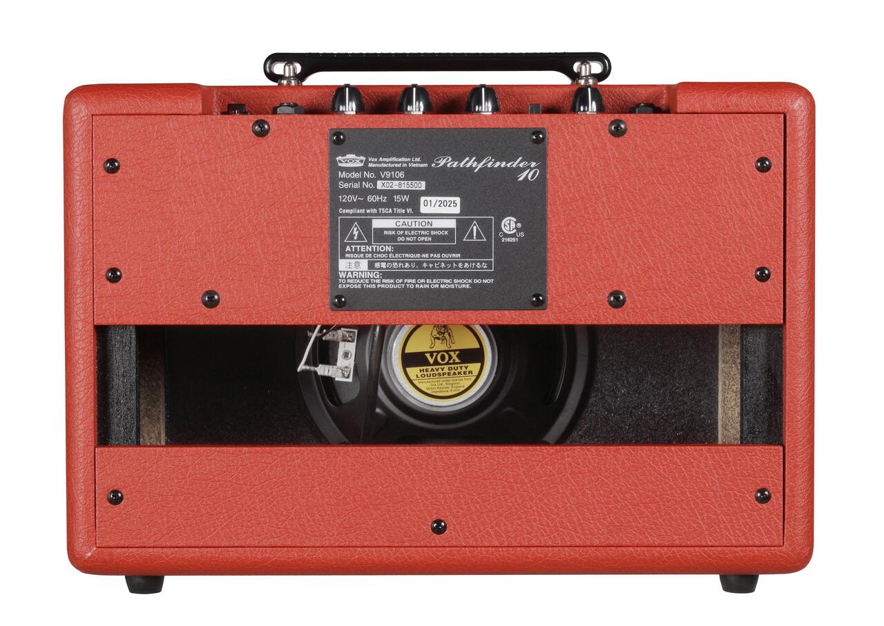 Vox Pathfinder 10W Amplifier Combo in Red - Pathfinder 10 Red_rear.jpg