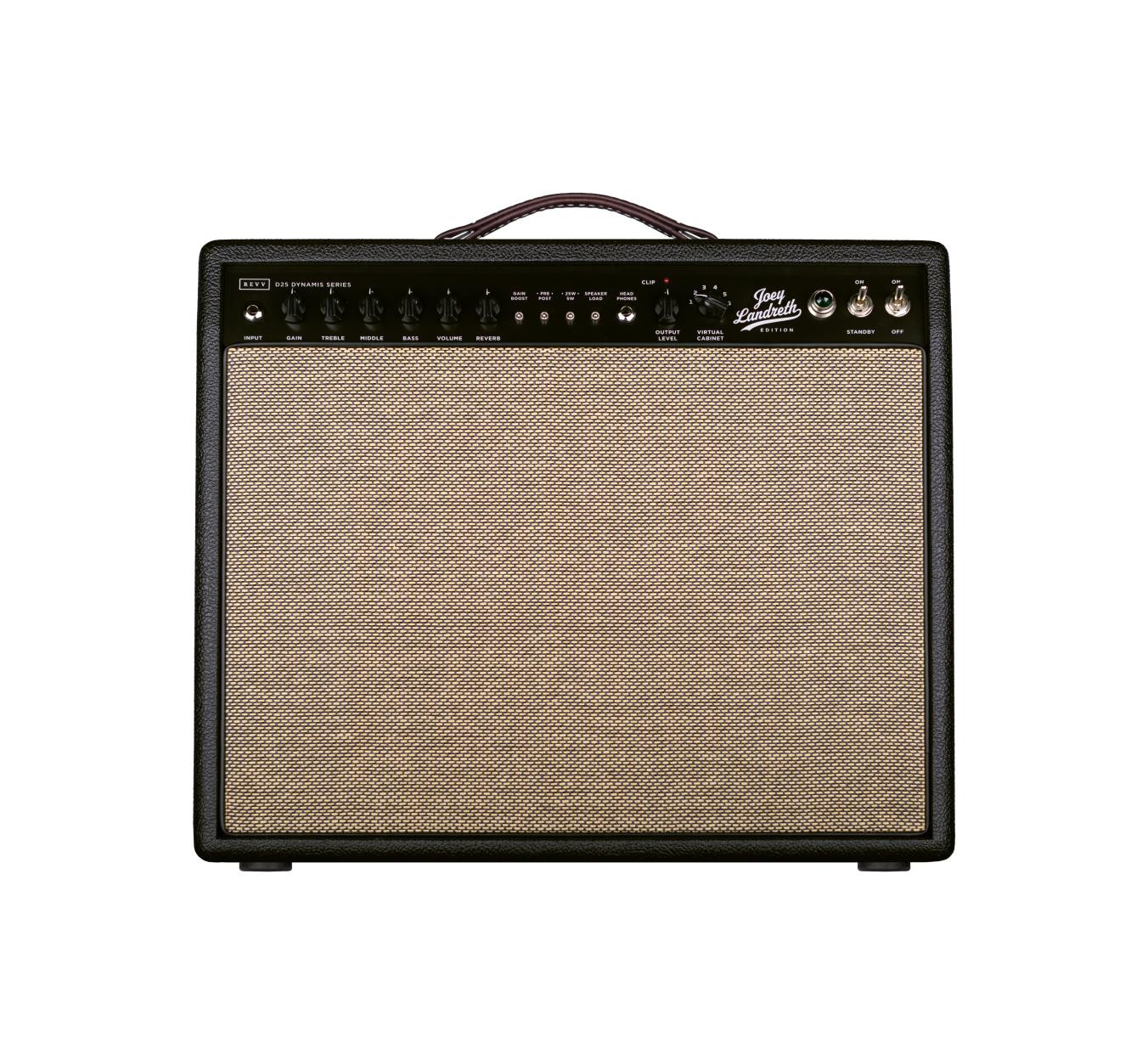 Revv Amplification D25 Joey Landreth Edition in Black  - REVV - Joey Landreth - D25 - Black - Front.jpg
