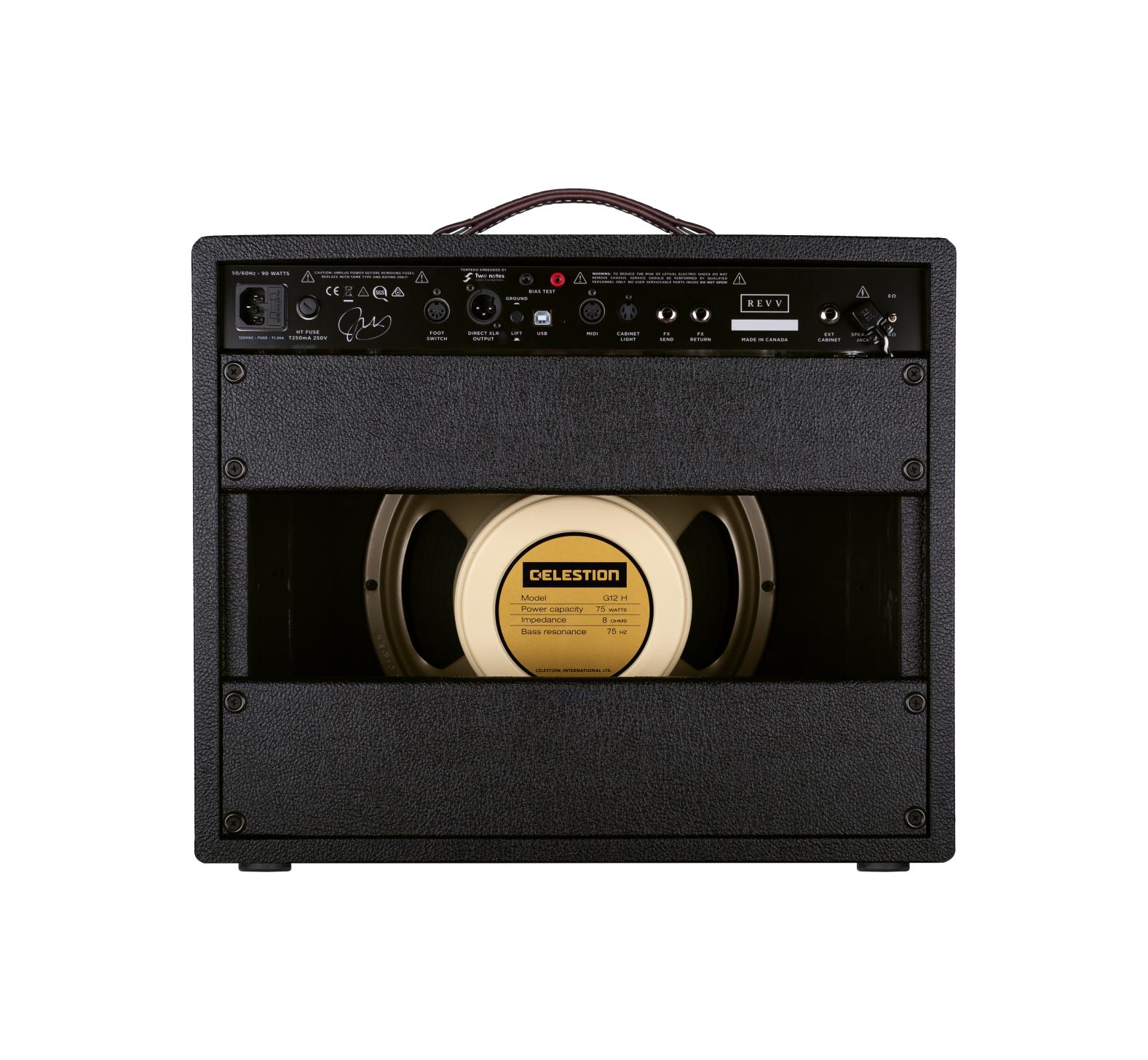 Revv Amplification D25 Joey Landreth Edition in Black  - REVV - Joey Landreth - D25 - Black - Back.jpg