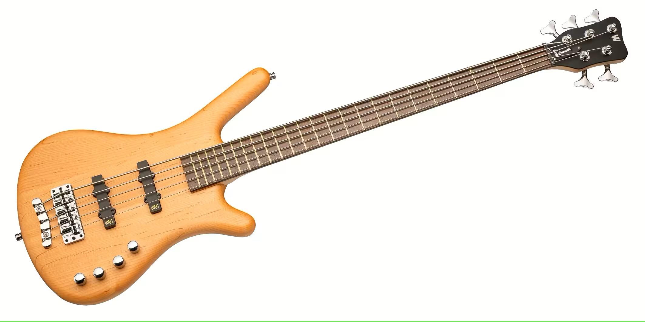 Warwick RockBass Guitar Corvette Basic 5 in Natural Transparent