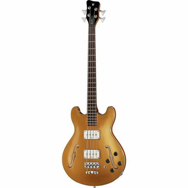 Warwick RockBass Guitar Star Bass Guitar Maple 4 in Metallic Gold  - warwick rockbass star bass gold 4 string.jpg