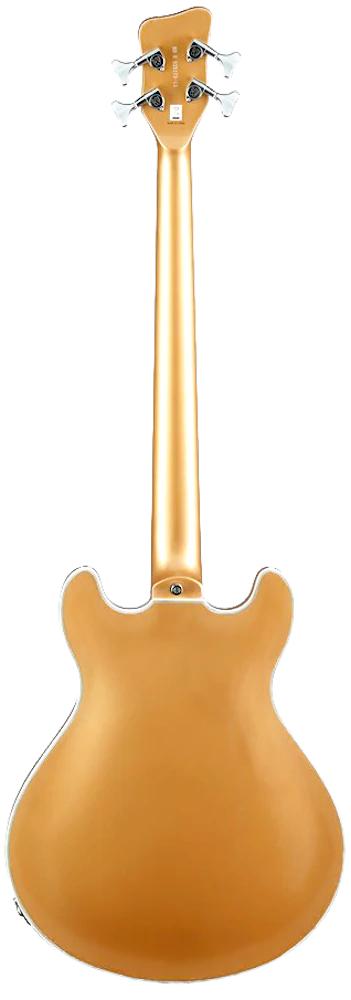 Warwick RockBass Guitar Star Bass Guitar Maple 4 in Metallic Gold  - warwick rockbass star bass gold 4 string back.jpg