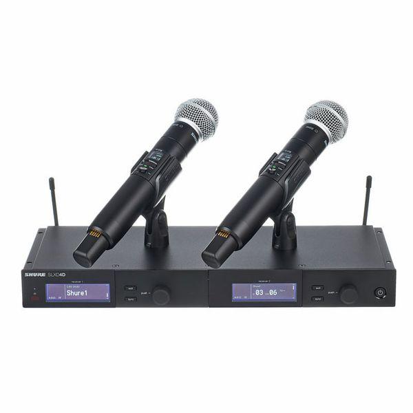 Shure SLXD24DUK DUAL HH SYS W/ SM58 MIC 606-650MHz - SLXD24DUKSM58-K59 (20).jpg