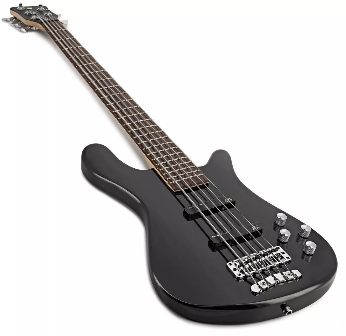 Warwick RockBass Guitar Streamer LX 5 in Solid Black High Polish - RB0288 4.jpg