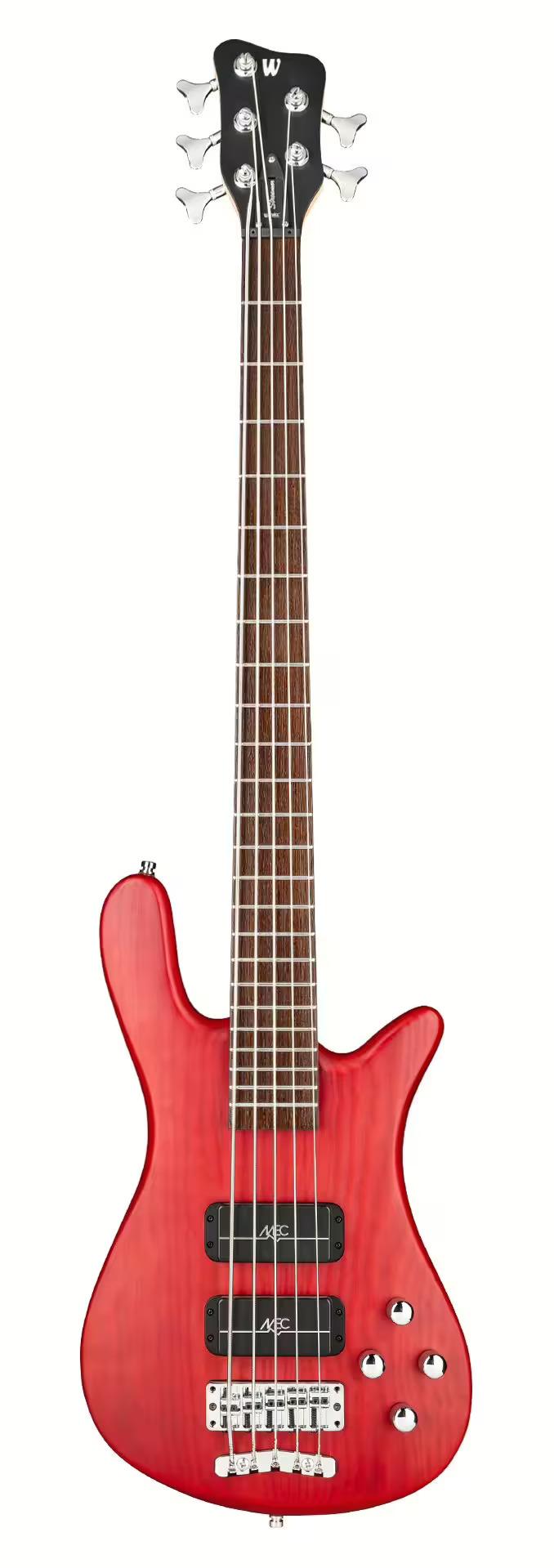 Warwick RockBass Guitar Streamer Standard 5 in Burgundy Red Satin - RB0155 2.jpg