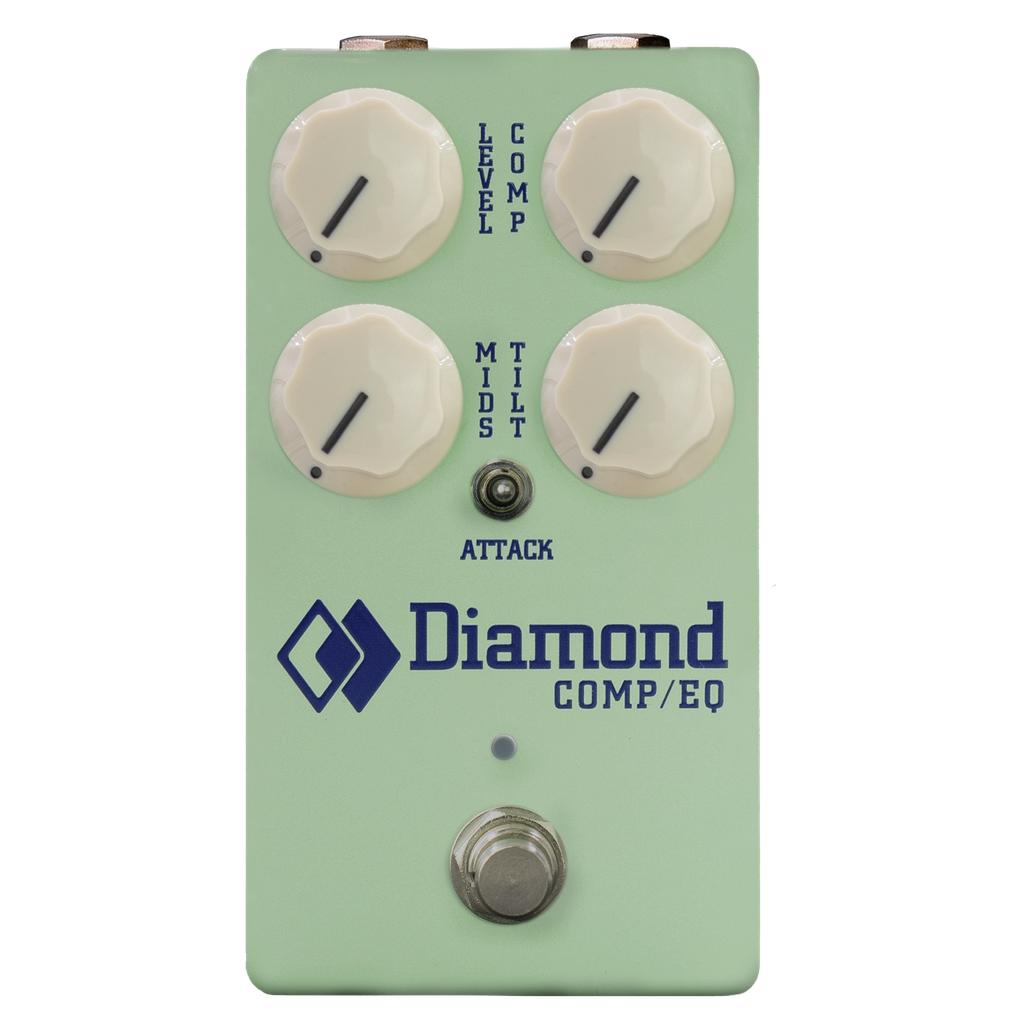 Diamond Limited Edition Comp/EQ Optical Compressor and Tilt EQ Pedal in Surf Green - DM-COMPEQSURF 1.jpg