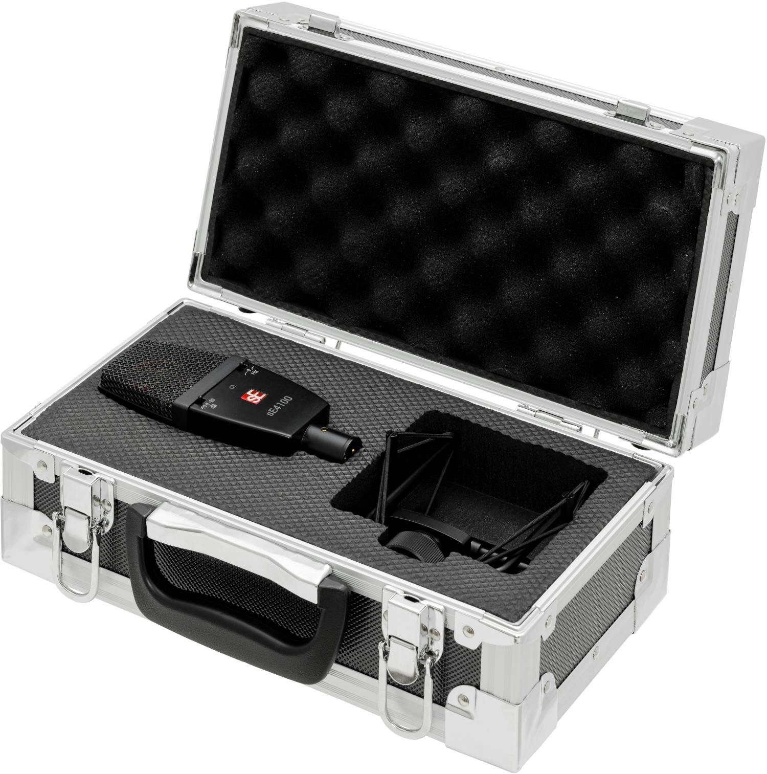 sE Electronics sE4100 SP, LDC Cardioid Matched Pair Condenser Microphones - SE4100SP-sE-Electronics_sE4100_Case.jpg