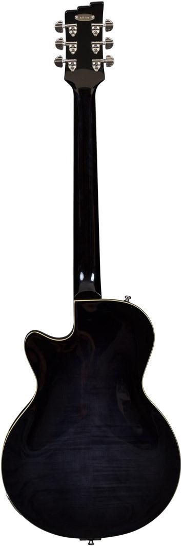 Duesenberg Starplayer TV Semi-Hollow Electric Guitar in Blue Sparkle - berg-back.jpg