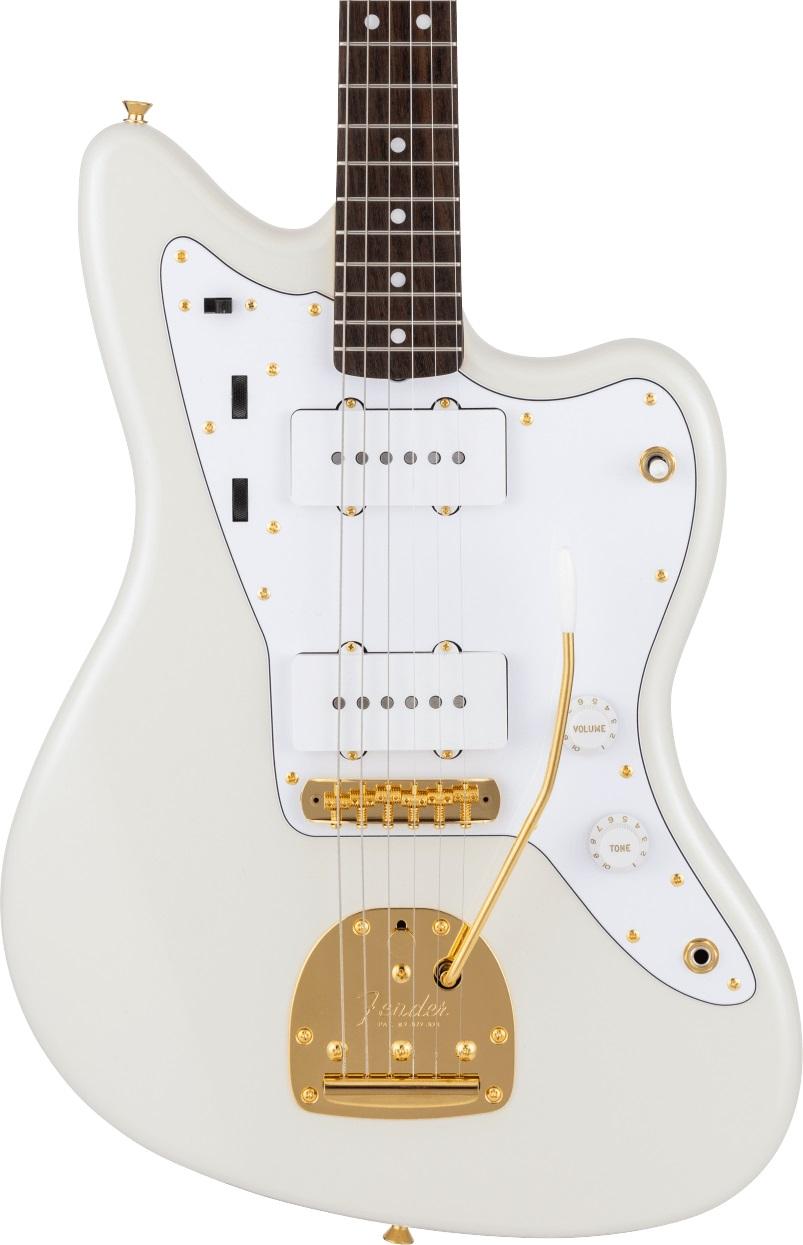 Fender Made in Japan Traditional 2025 Collection 60s Jazzmaster in White Pearl  - 5384100323_fen_ins_frt_1_rr-hero.jpg