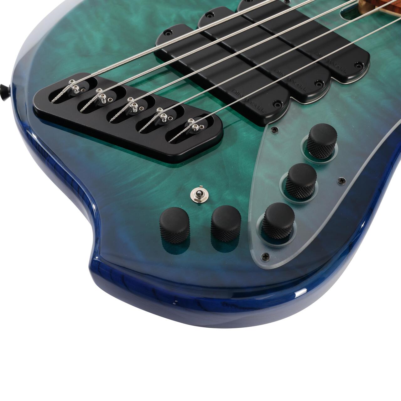 Dingwall Combustion Nashville Edition 5-String Bass Guitar in Quilted Whalepool Burst, Pau Ferro Board - CN35QWBPSH (8).jpg