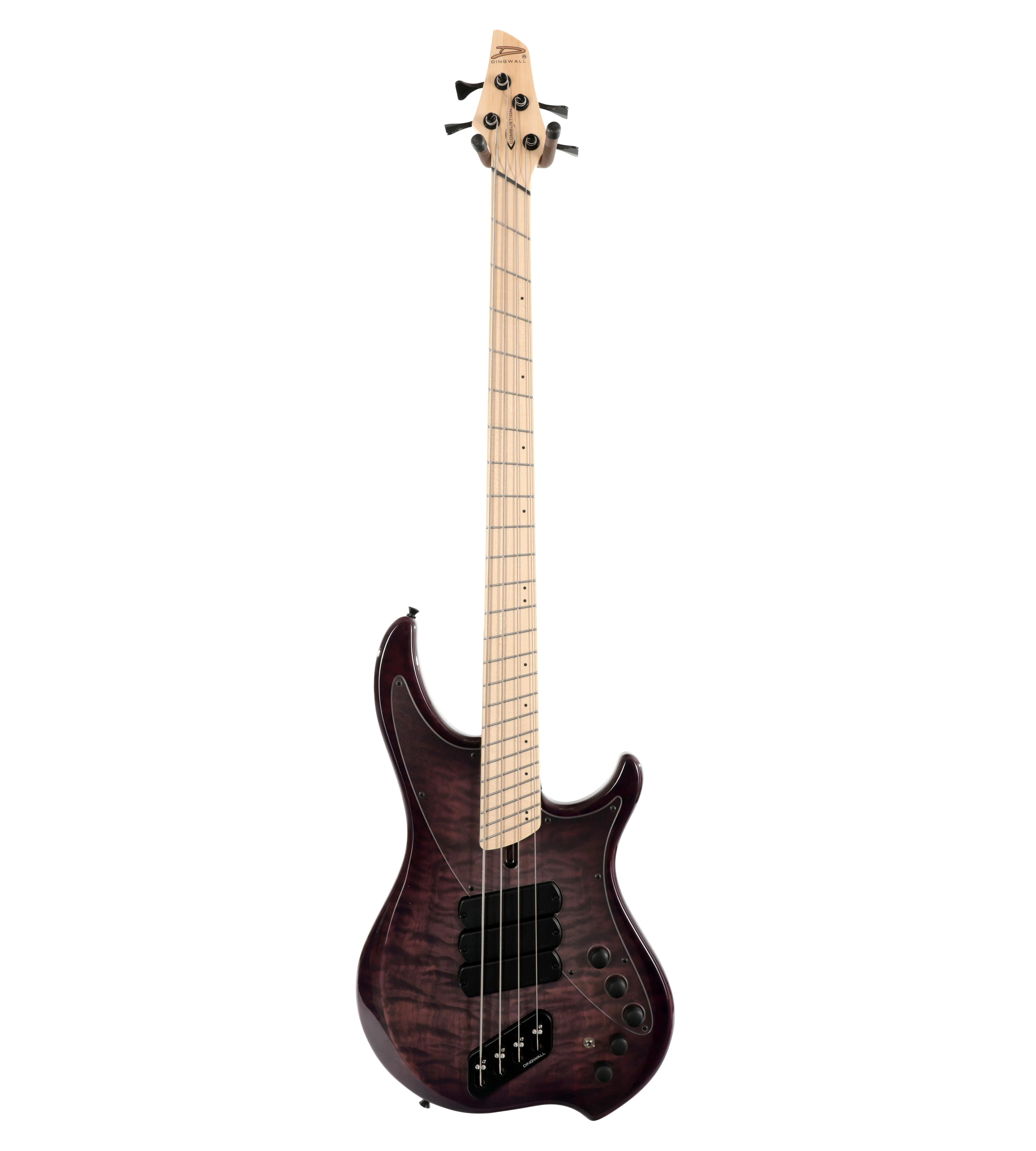 Dingwall Combustion Nashville Edition 4-String Bass Guitar in Quilted Ultraviolet Burst, Maple Board - CN34QUVMSH (3).jpg