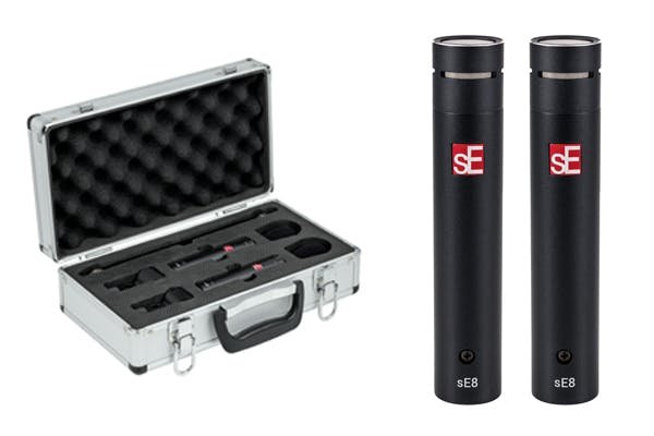 sE Electronics SE8 Pencil Condenser Mics (Pair) - Andertons Music Co.