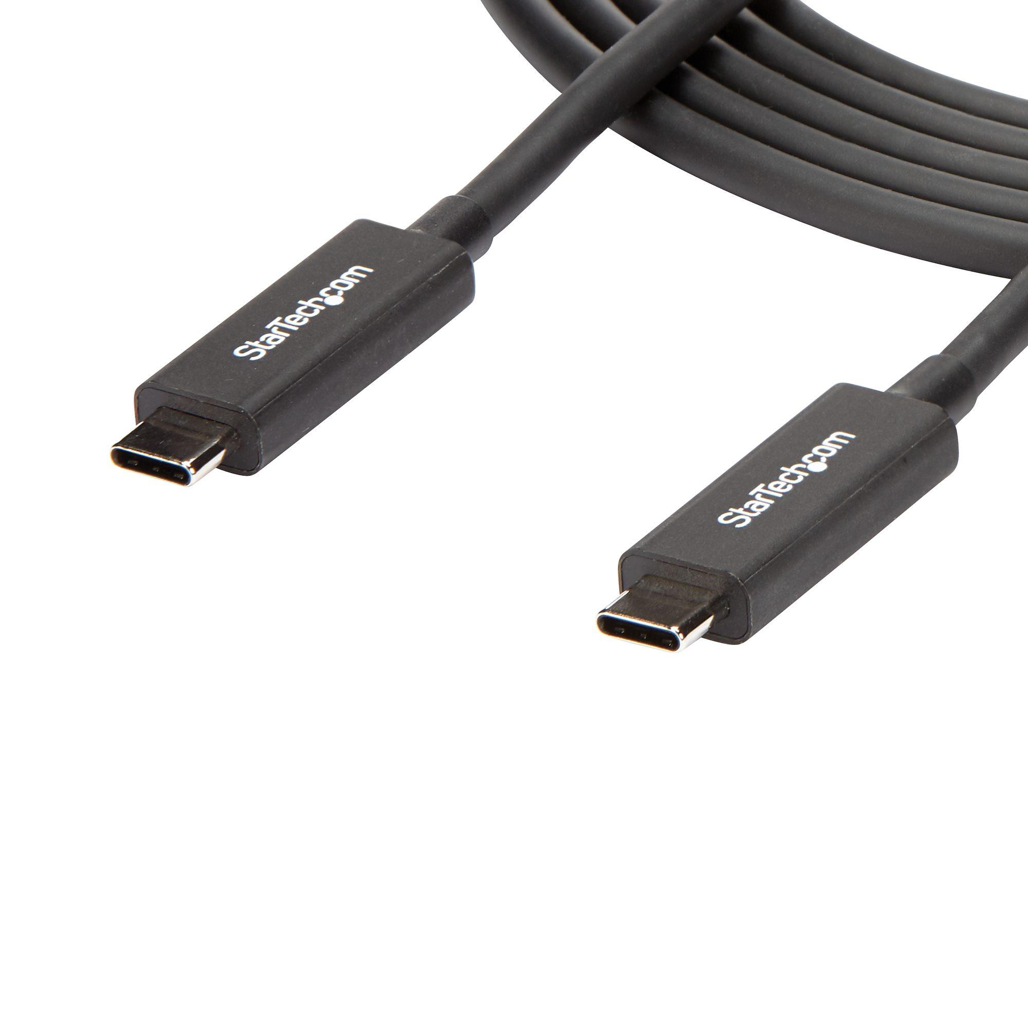 StarTech Thunderbolt 3 / USB C Cable - 2M - Black - V933632 (4).jpg