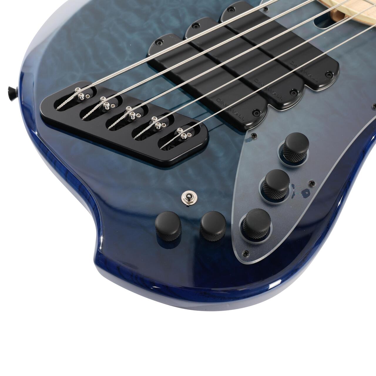 Dingwall Combustion Nashville Edition 5-String Bass Guitar in Quilted Indigoburst, Maple Board - CN35QIBMSH (7).jpg
