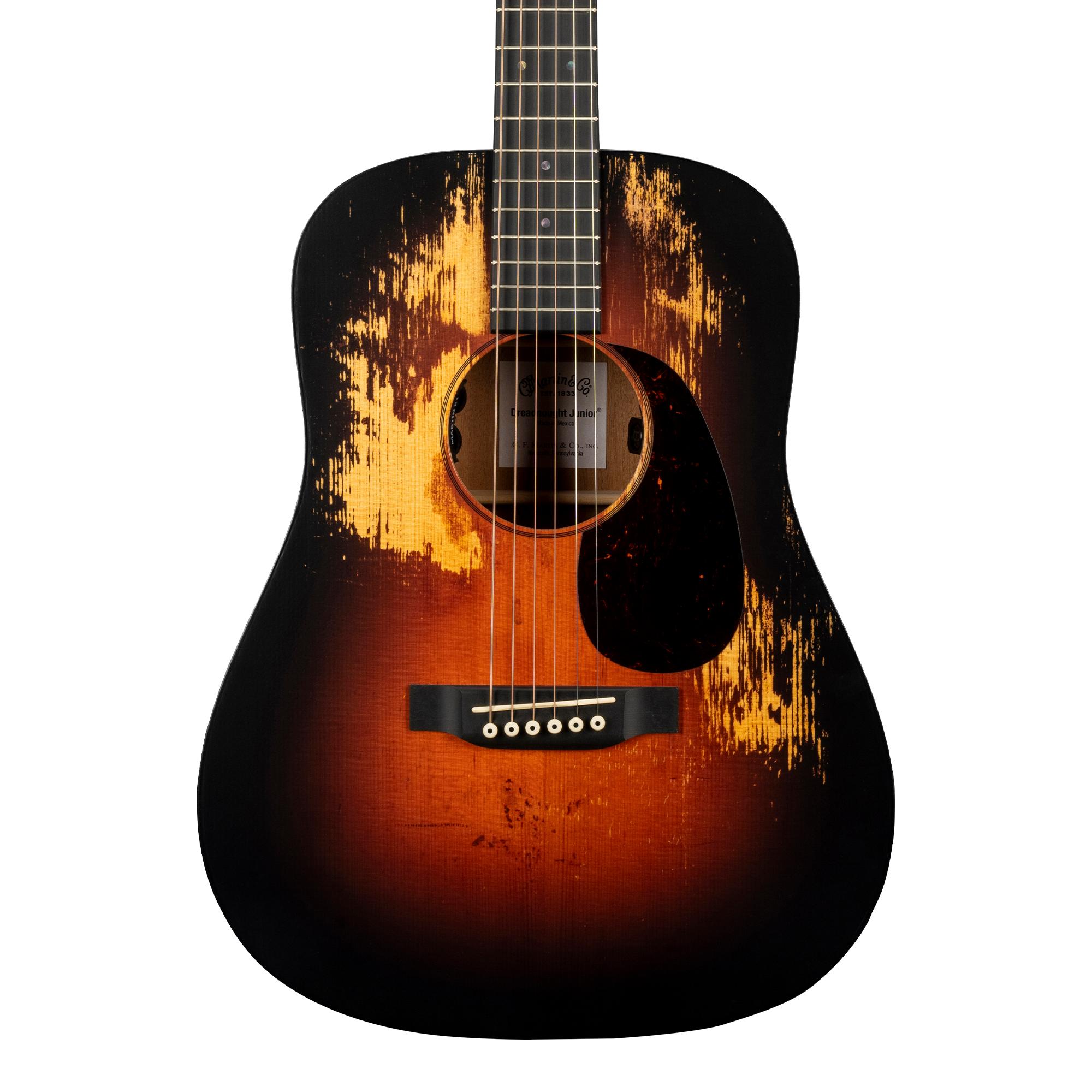 Martin Junior Series D Jr E StreetLegend Electro Acoustic Guitar Burst - D Jr E StreetLegend_Frontal-Cropped.jpg