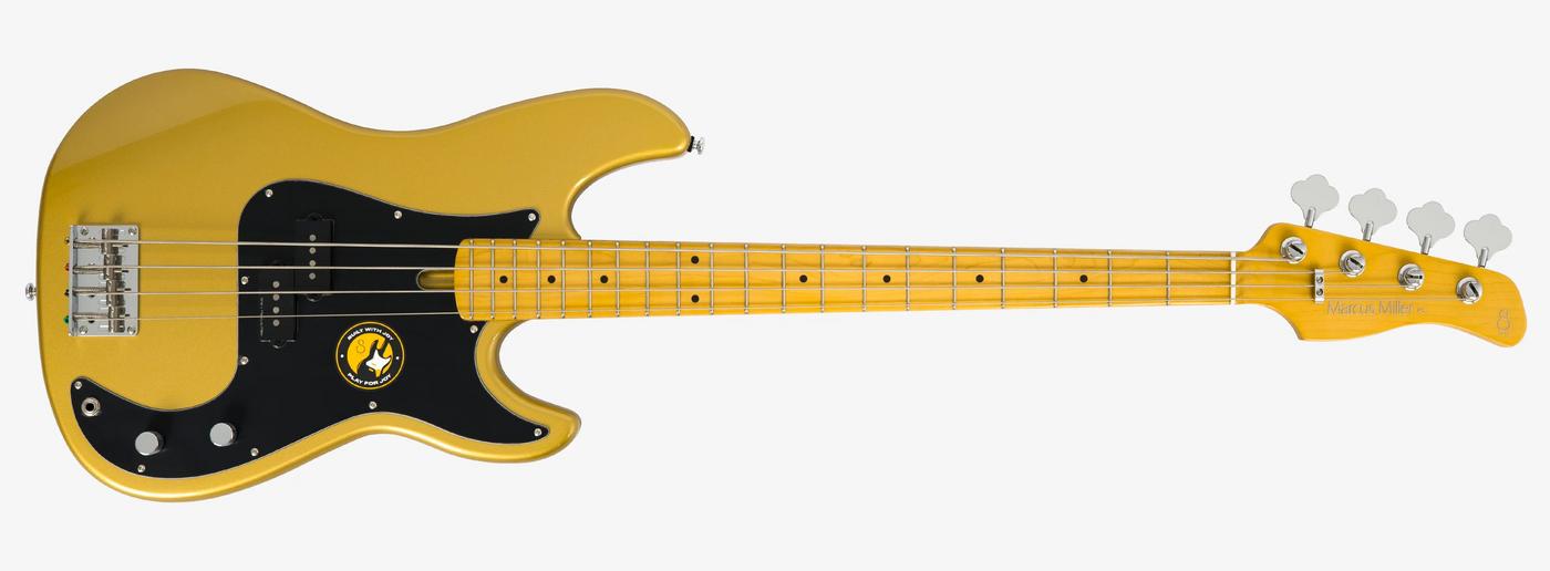 Sire Marcus Miller P5 4-String Bass Guitar in Metallic Gold - P5_ALDER_4_MGO_1_compressed.jpg