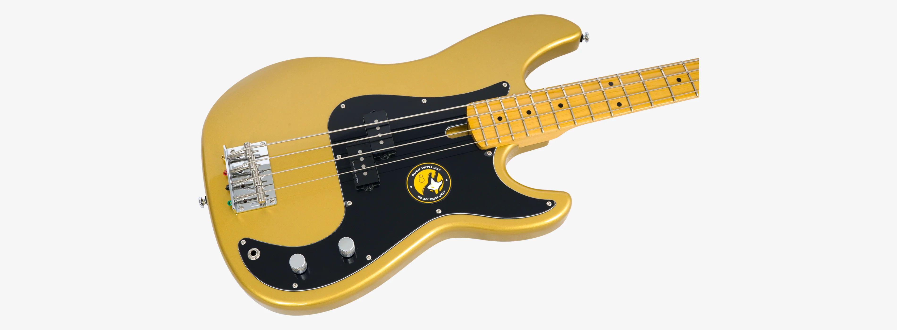 Sire Marcus Miller P5 4-String Bass Guitar in Metallic Gold - P5_ALDER_4_MGO_6_compressed.jpg