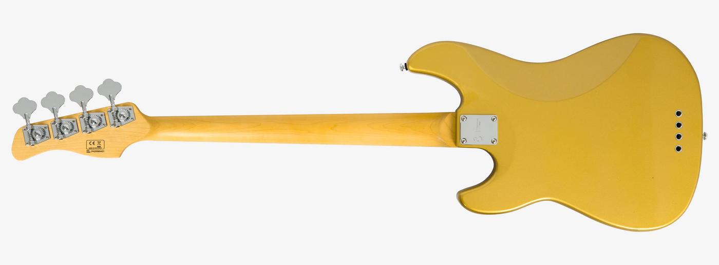 Sire Marcus Miller P5 4-String Bass Guitar in Metallic Gold - P5_ALDER_4_MGO_2_compressed.jpg