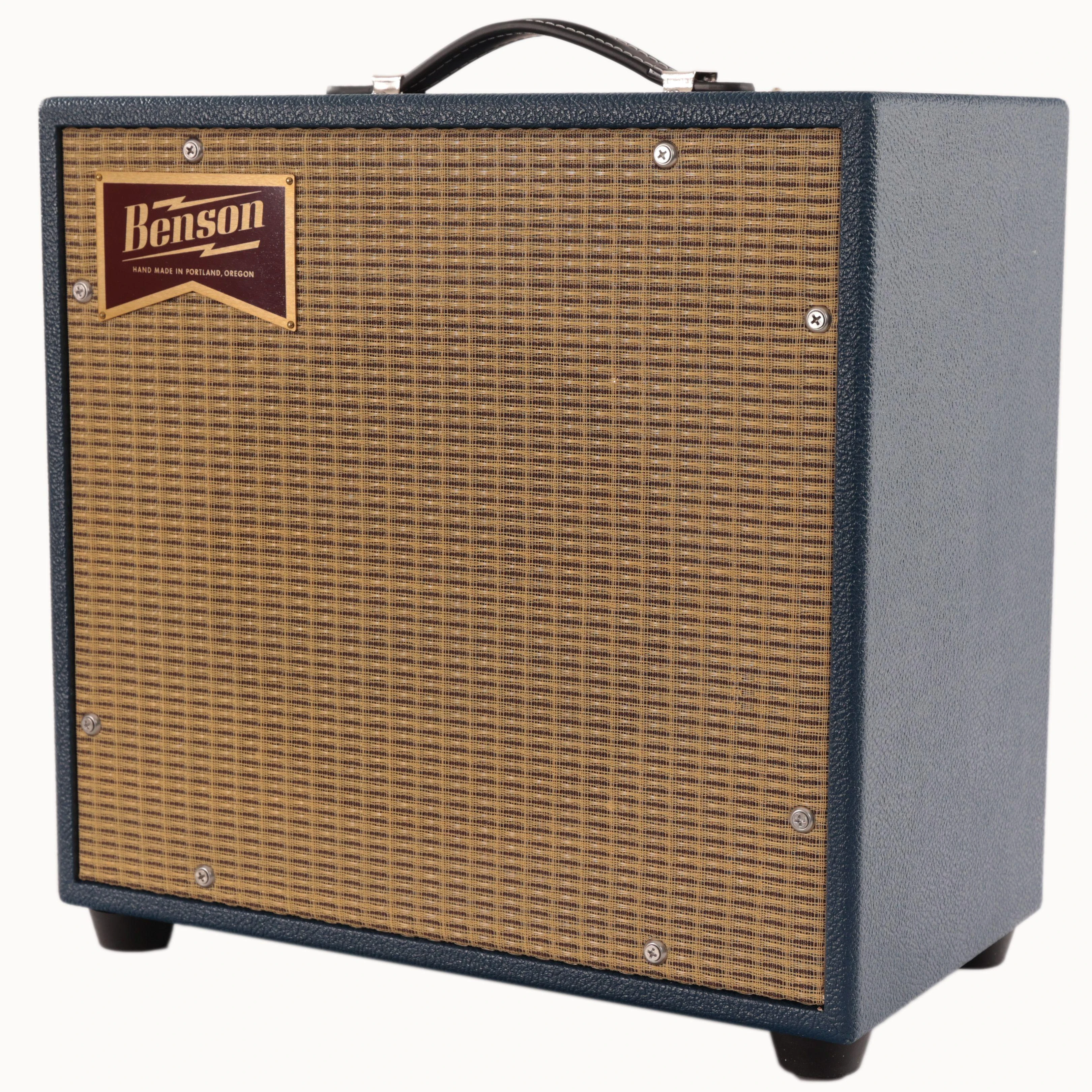Benson Vinny 5W 1X10 Valve Reverb Combo Amp In Limited Edition Blue and Wheat - BEN-VINNY-BLWH-V2 (14).jpg