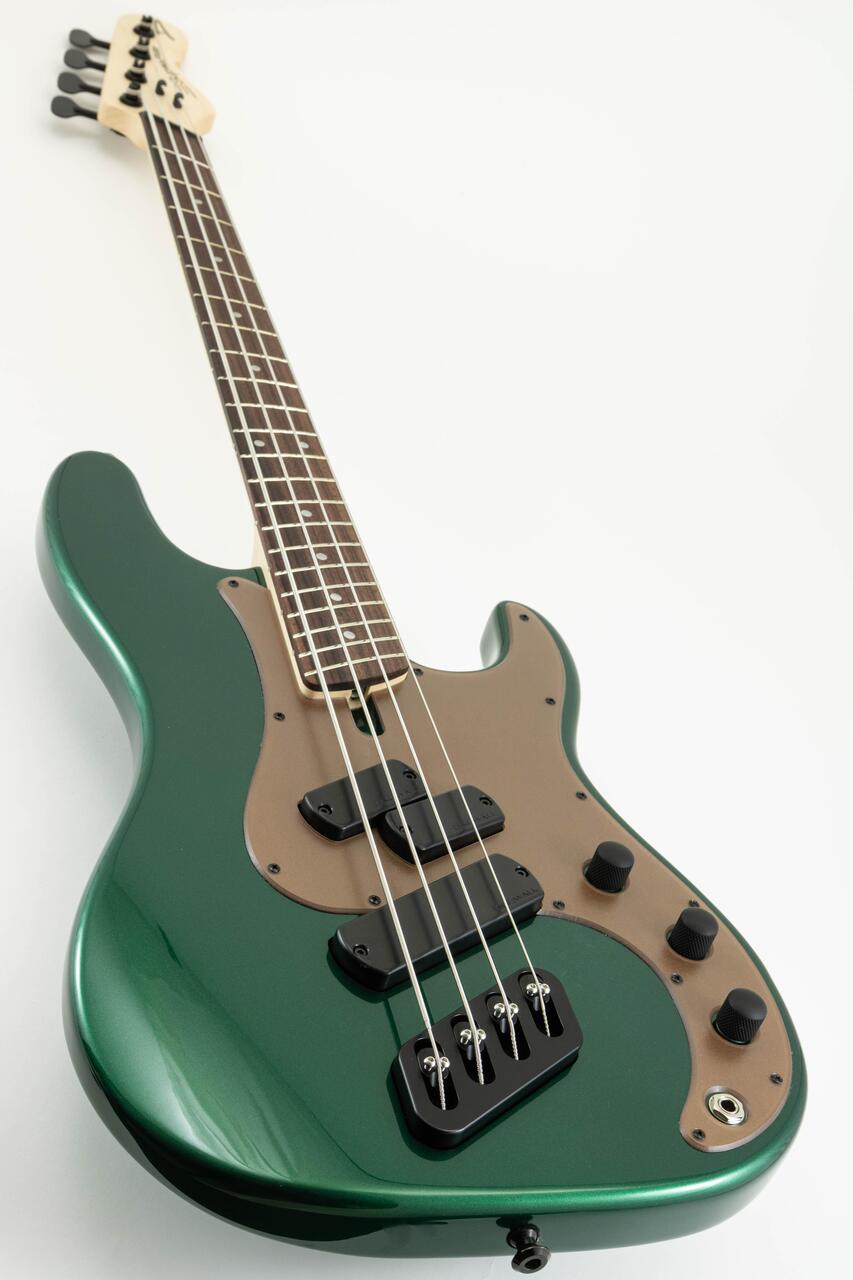 Dingwall SP-1 4-String Bass Guitar in Dark Candy Green, Rosewood Fretboard - SP1 Gloss Dark Candy Green w- Matte Cocoa PG 4-String (3-7).jpg