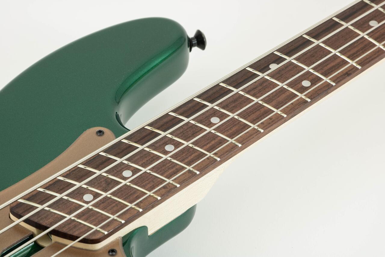 Dingwall SP-1 4-String Bass Guitar in Dark Candy Green, Rosewood Fretboard - SP1 Gloss Dark Candy Green w- Matte Cocoa PG 4-String (6-7).jpg