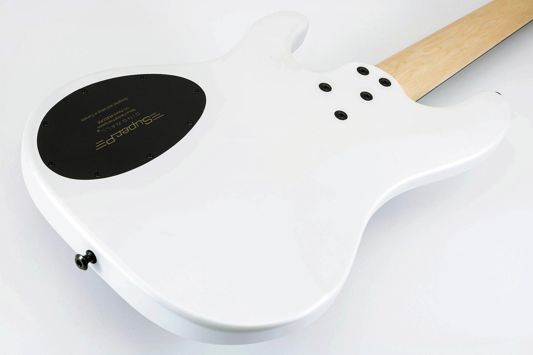 Dingwall SP-1 5-String Bass Guitar in Ducatti White, Rosewood Fretboard - SP1 Matte Ducati Pearl White w-Pablo PG 5-String (Shot 7-7).jpg