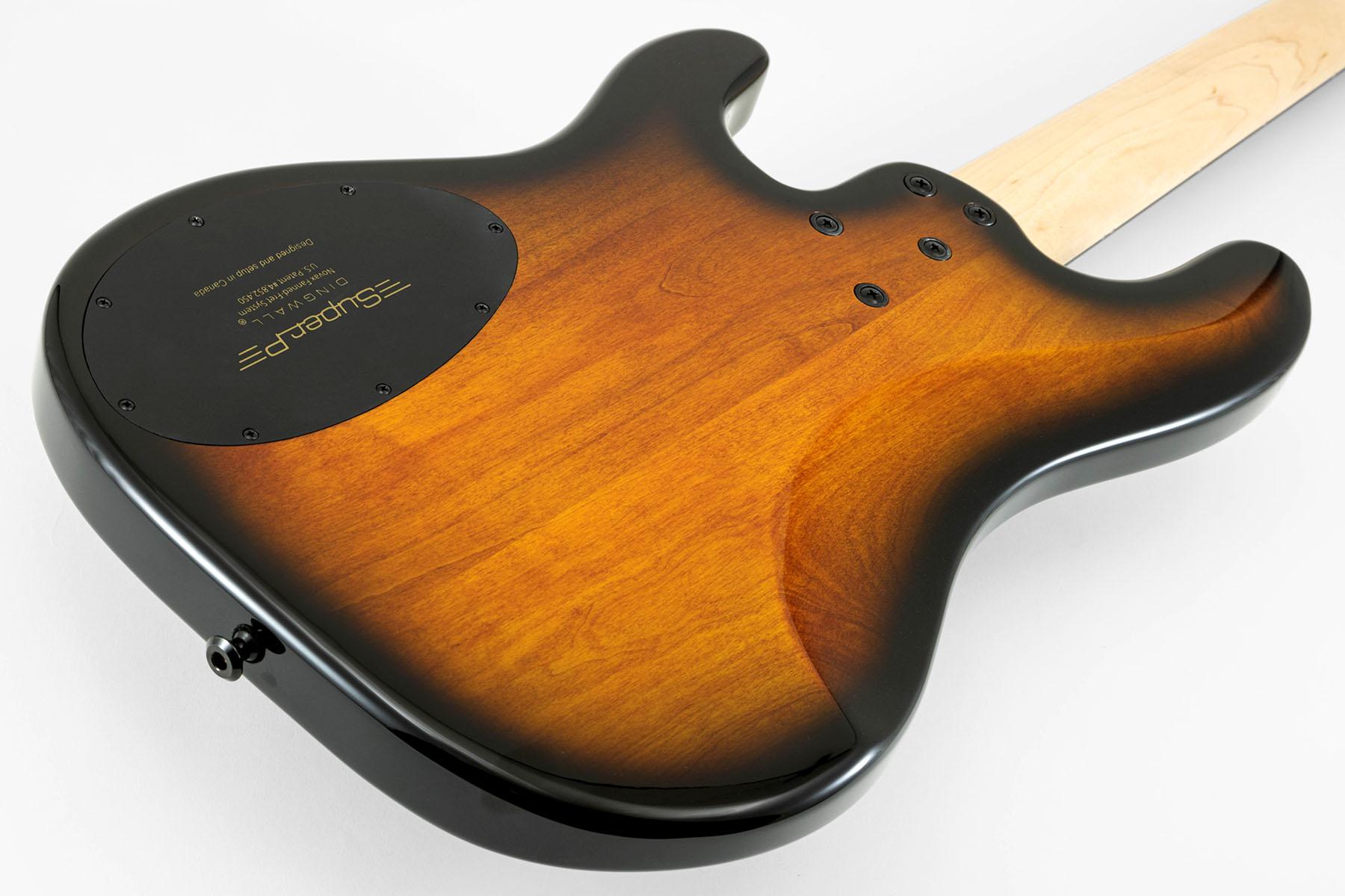 Dingwall SP-1 5-String Bass Guitar in Vintage Burst, Rosewood Fretboard - SP1 Gloss Vintageburst w-Matte Cocoa Gold PG 5-String (Shot 7-7).jpg