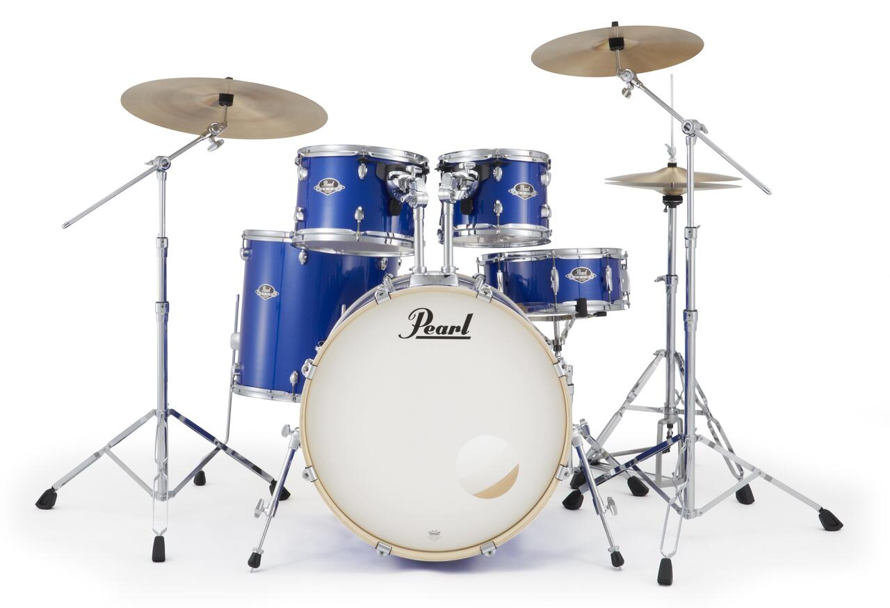 Pearl Export 22" Drum Kit in Midnight Blue inc HWP-834 and PX Cymbal Pack - EXX725SPNC Export Series 863 Midnight Blue.jpg