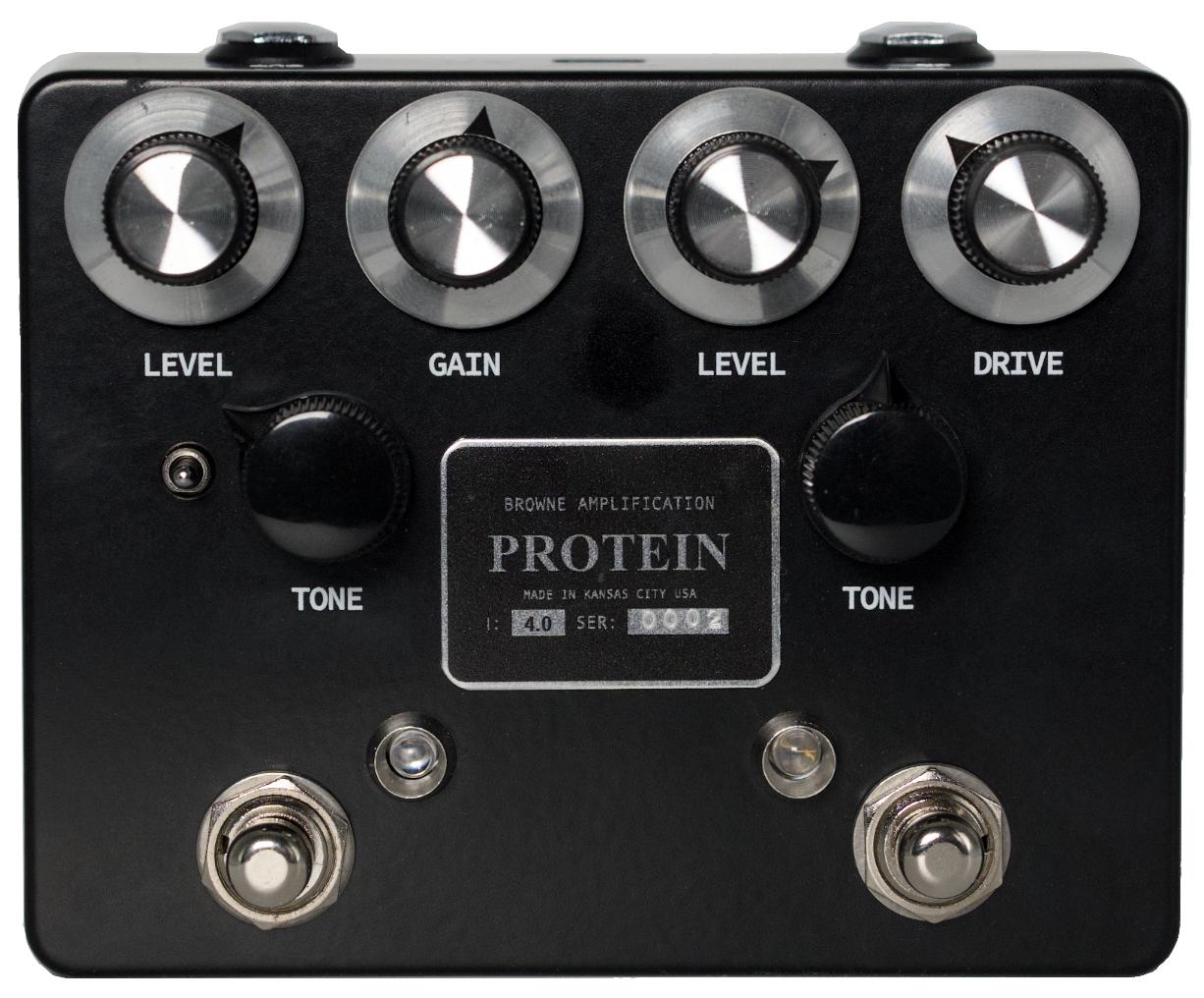 Browne Amplification The Protein V4 Dual Overdrive Pedal in Black - BA-PV4-BK.jpg
