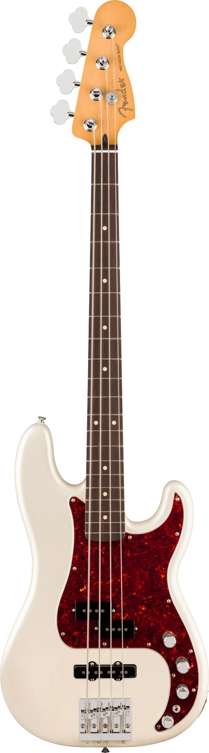 Fender Player II Modified Precision Bass Guitar in Olympic Pearl - 0147490323_fen_ins_frt_1_rr.jpg