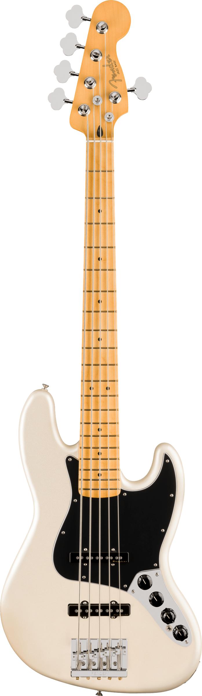 Fender Player II Modified Jazz Bass Guitar V in Olympic Pearl
