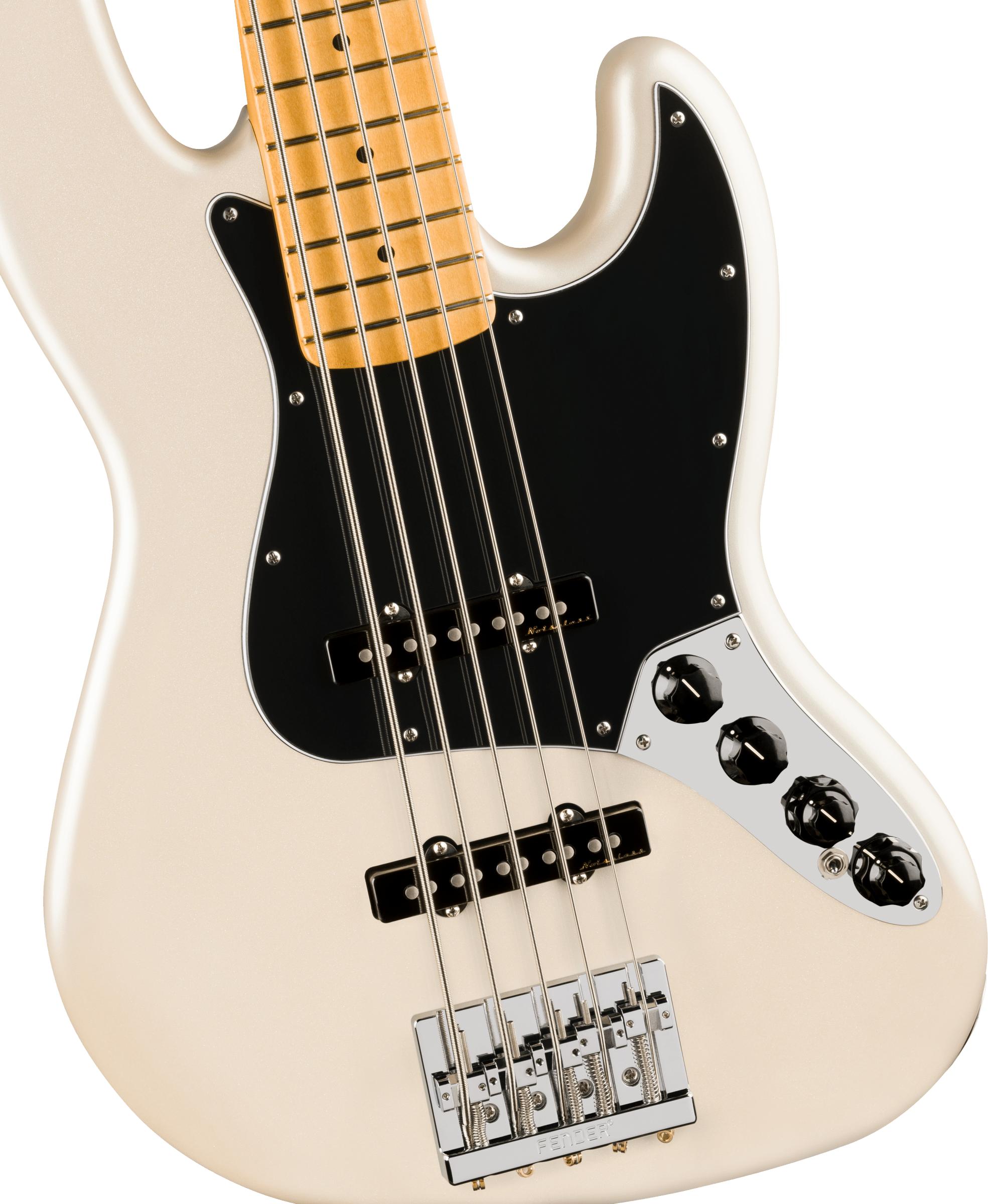 Fender Player II Modified Jazz Bass Guitar V in Olympic Pearl