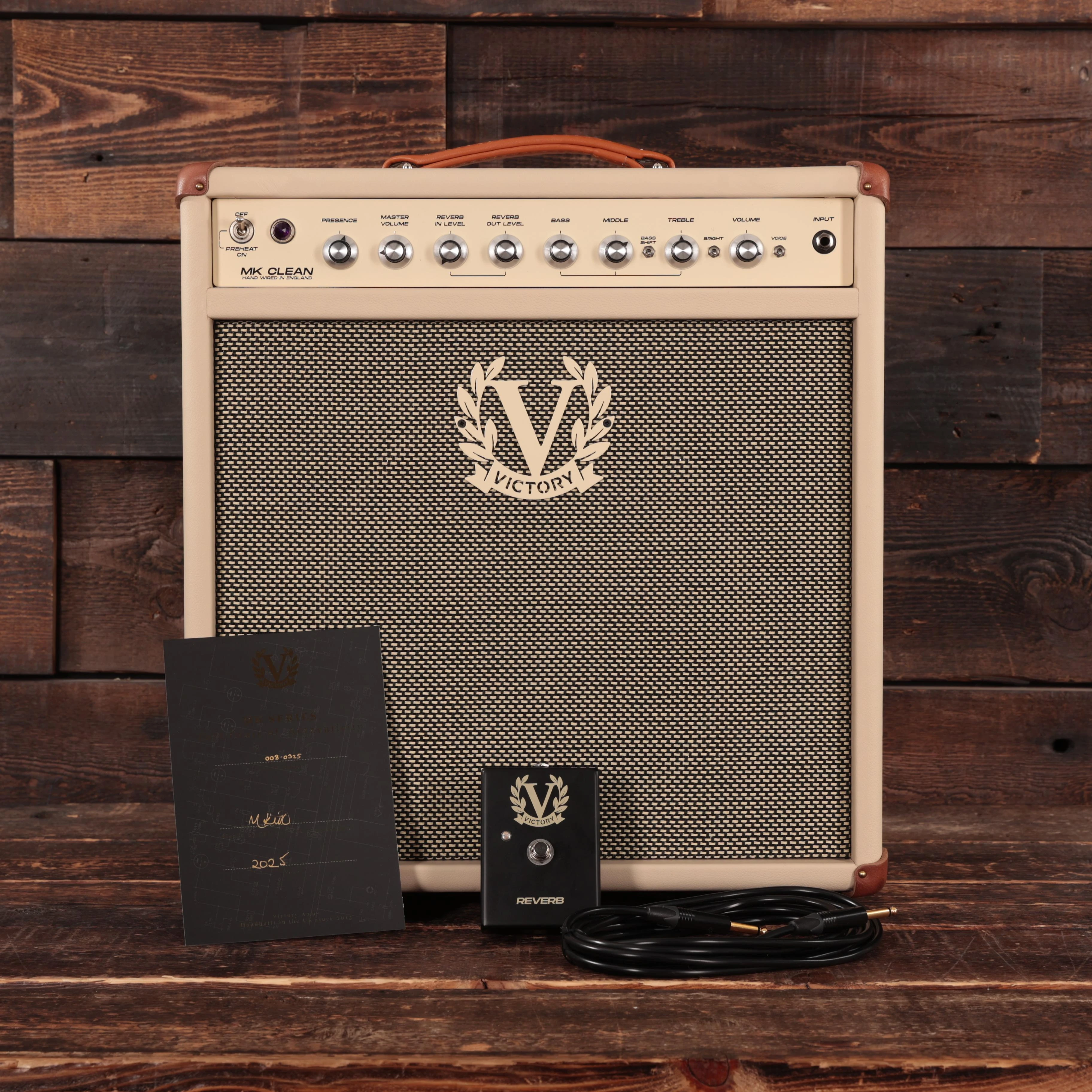 Victory MK Clean 30W 1x12 Hand-Wired Valve Amp Combo In Stone - MKCC30-BK-LA018 (25).jpg