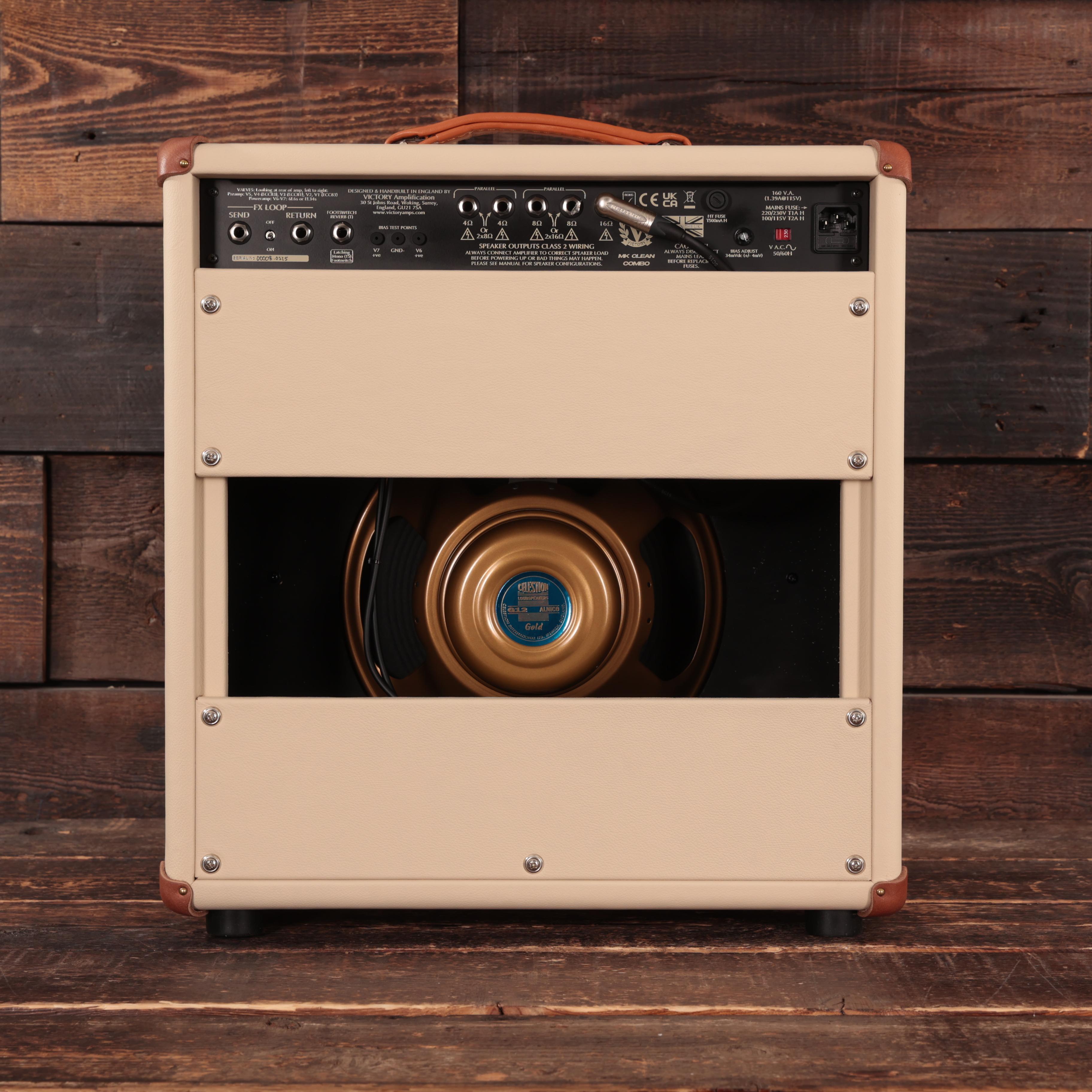 Victory MK Clean 30W 1x12 Hand-Wired Valve Amp Combo In Stone - MKCC30-BK-LA018 (20).jpg