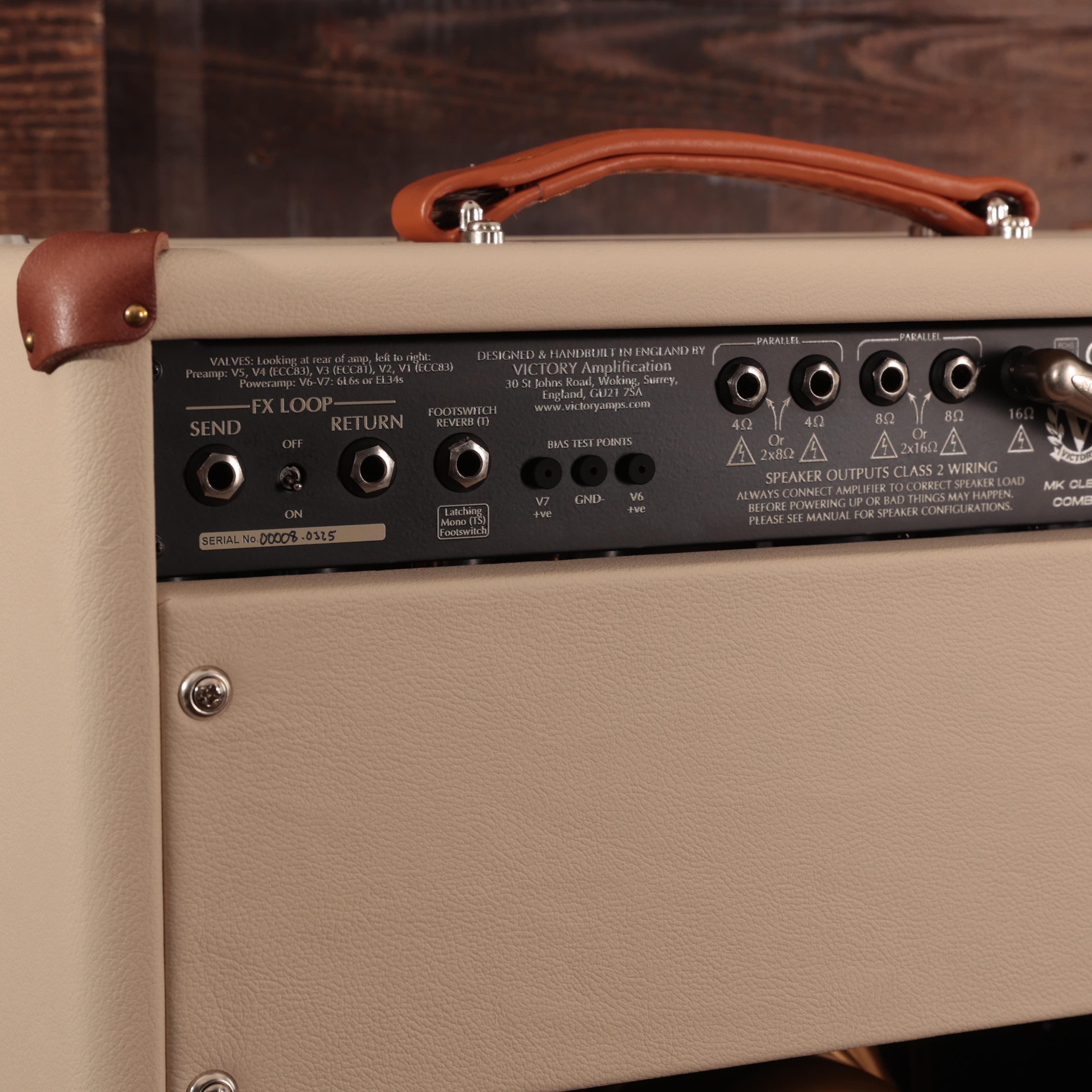 Victory MK Clean 30W 1x12 Hand-Wired Valve Amp Combo In Stone - MKCC30-BK-LA018 (21).jpg