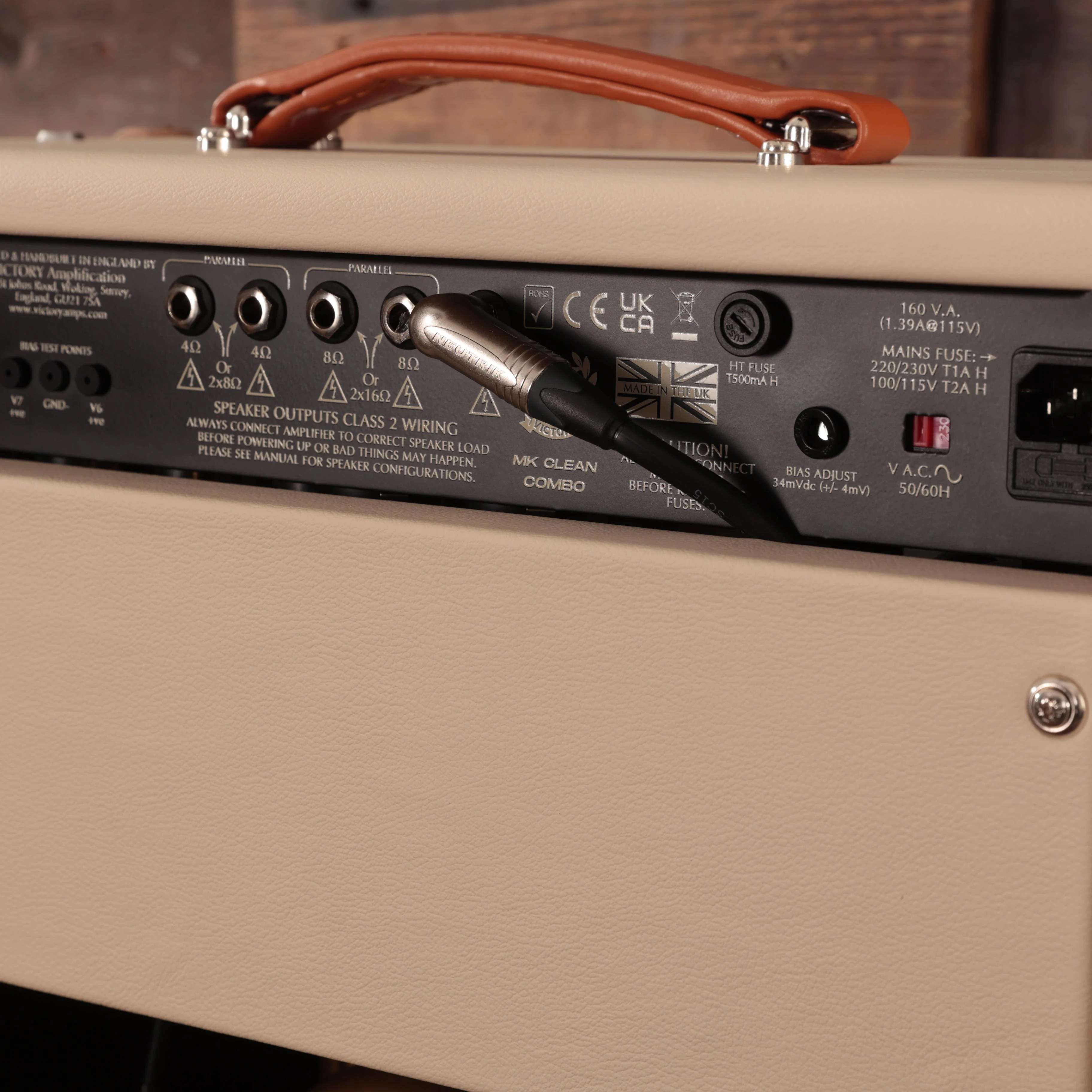 Victory MK Clean 30W 1x12 Hand-Wired Valve Amp Combo In Stone - MKCC30-BK-LA018 (22).jpg
