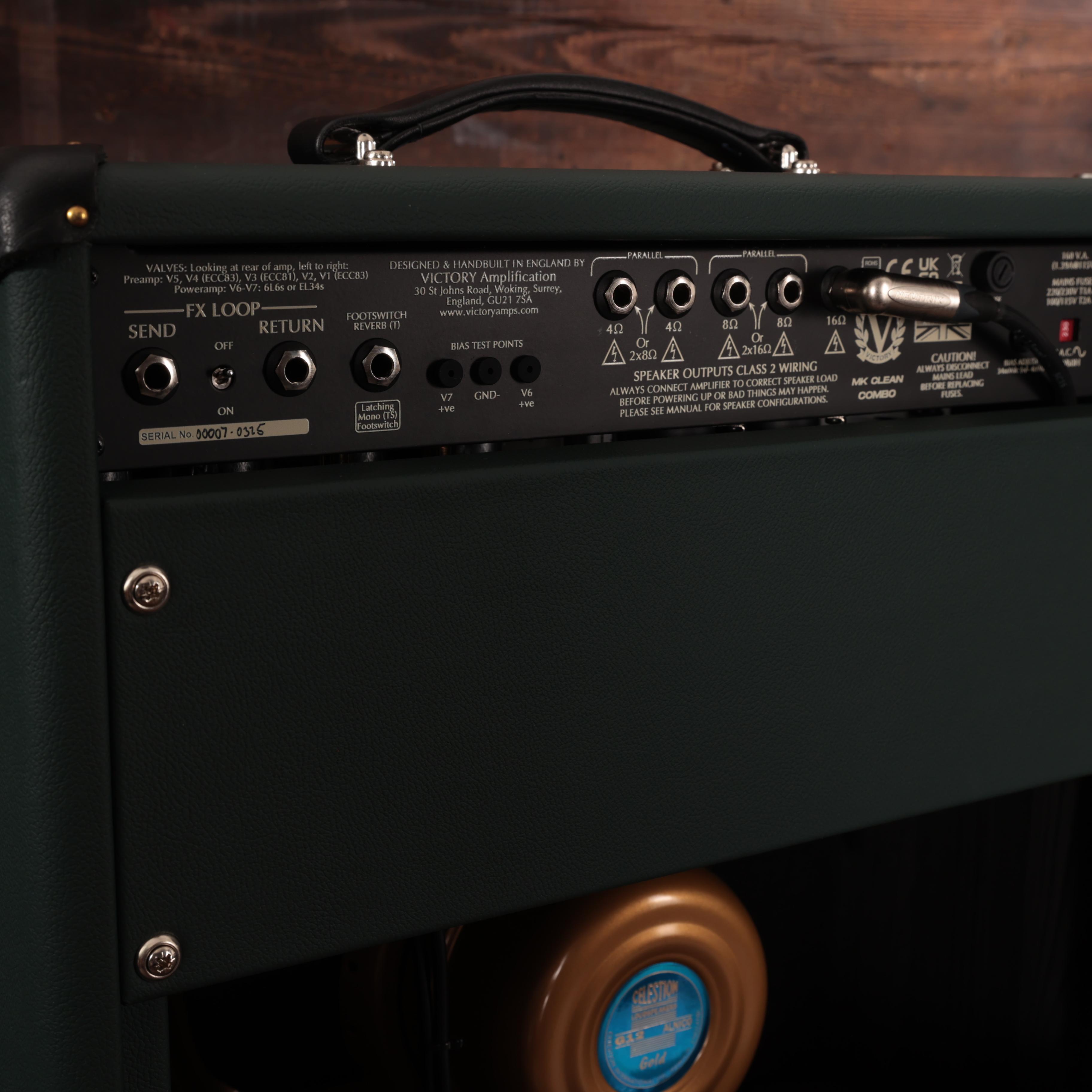 Victory MK Clean 30W 1x12 Hand-Wired Valve Amp Combo In Ocean Green - MK112-BK-CG027-GR-SS (7).jpg