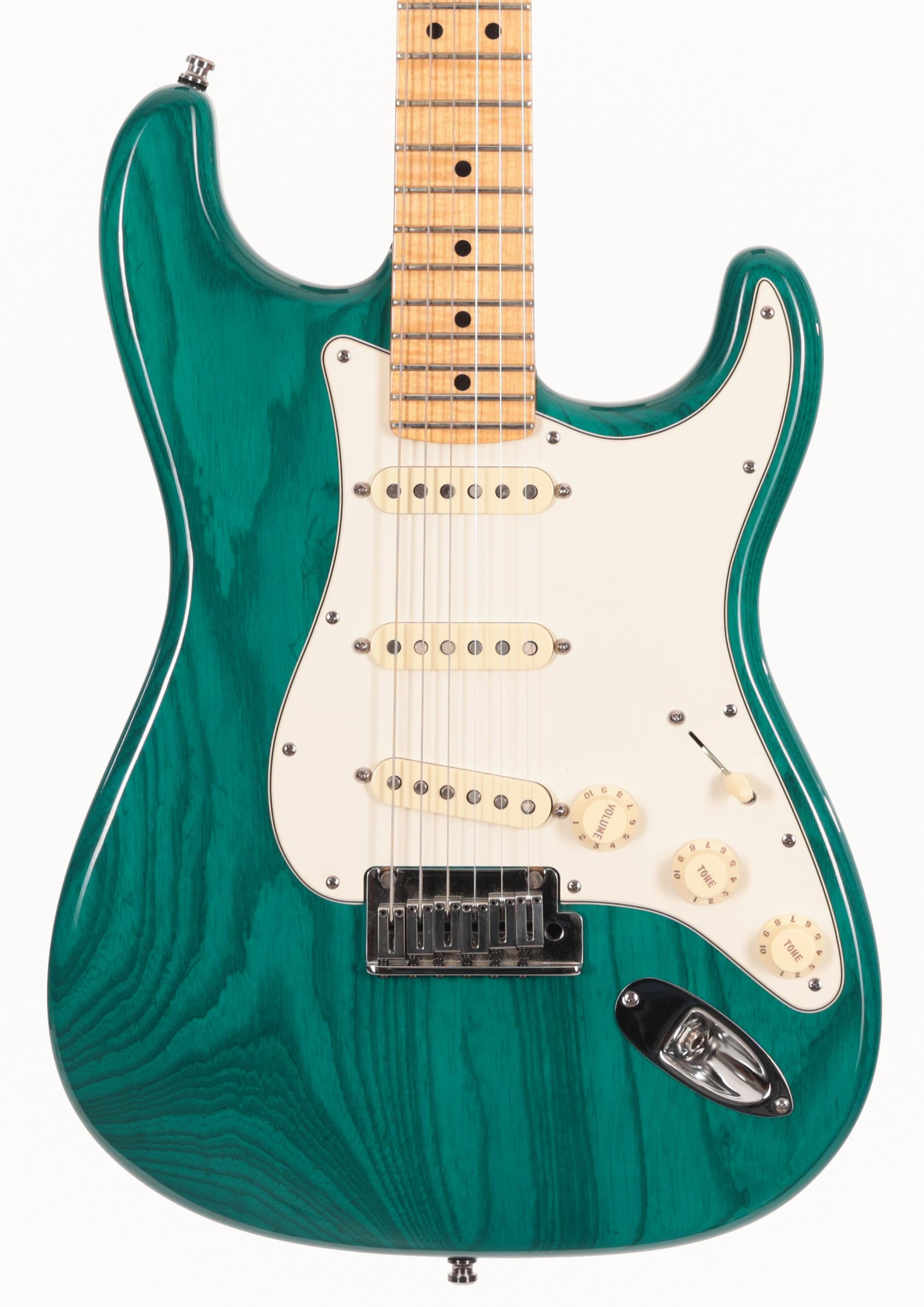Second Hand Fender Custom Shop Classic Stratocaster In Trans Teal, One-Piece Maple Neck 038 - SH-139-0038 (2).jpg