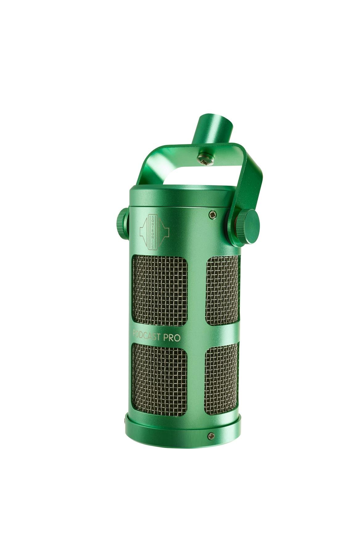 Sontronics Podcast Pro Dynamic Microphone in Green - 433350-sontronics_podcastpro_green_right.jpg