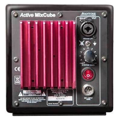 Avantone MixCube Active Full-Range Mini-Reference Studio Monitor in Gloss Black (Each) - 344861-1563536811206.jpg