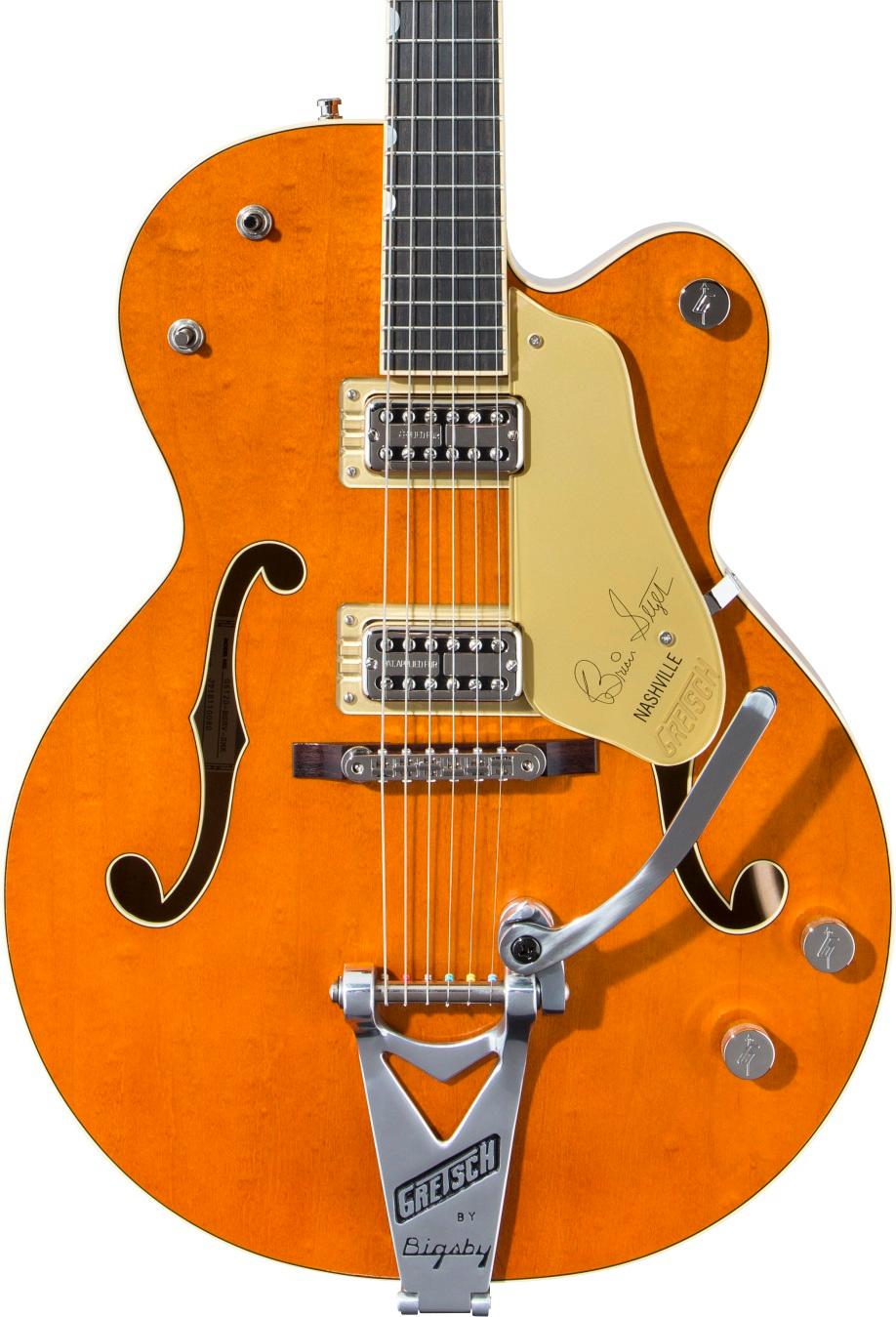 Gretsch G6120T-BSSMK Brian Setzer Signature `59 Nashville Hollow Body Electric Guitar in Smoke Orange - 2401210812_gtr_frt_001_rr-hero.jpg