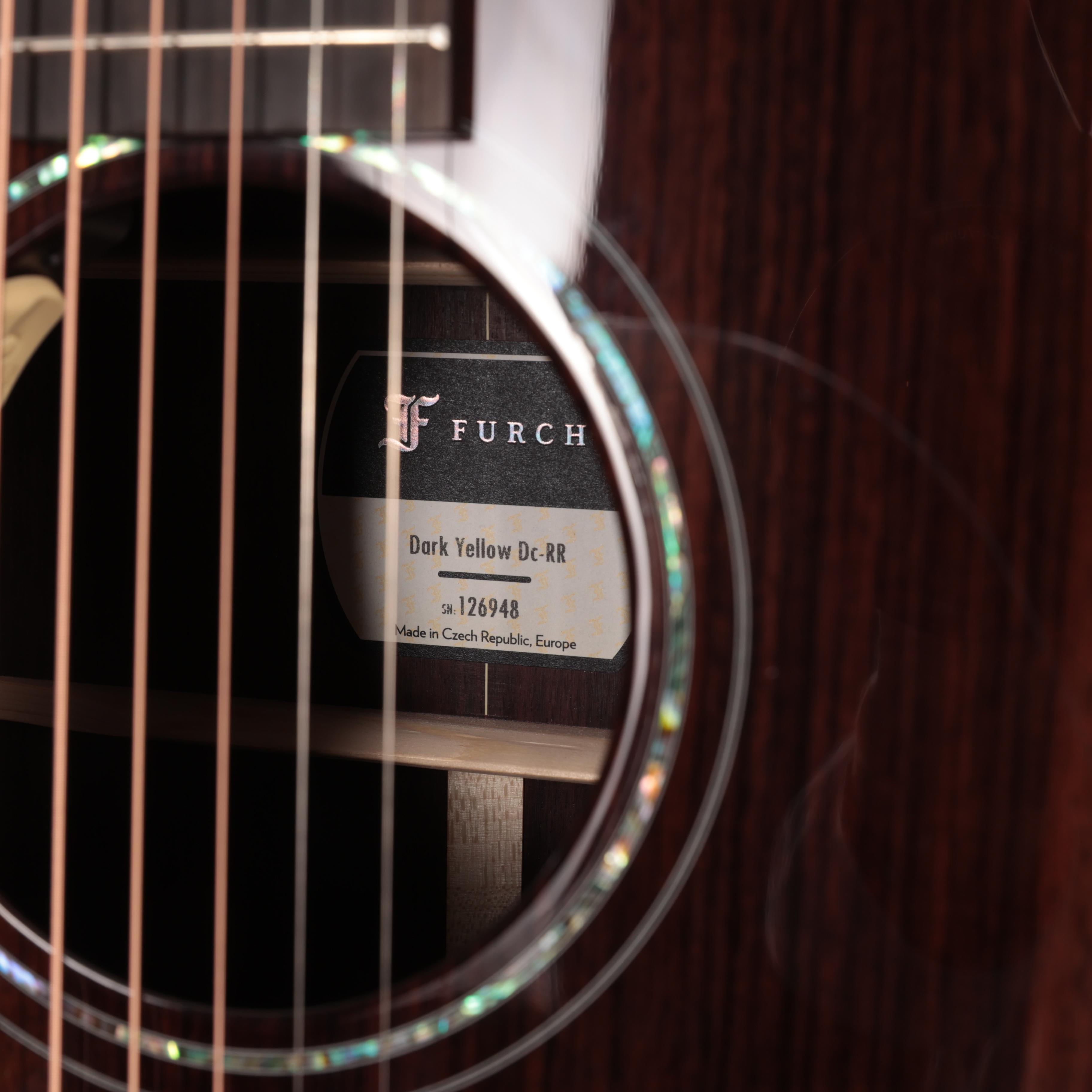 Furch Dark Yellow Series DC-RR a Electro Acoustic Guitar - DY-DC-RR-A-SNT  -  126948 (6).jpg