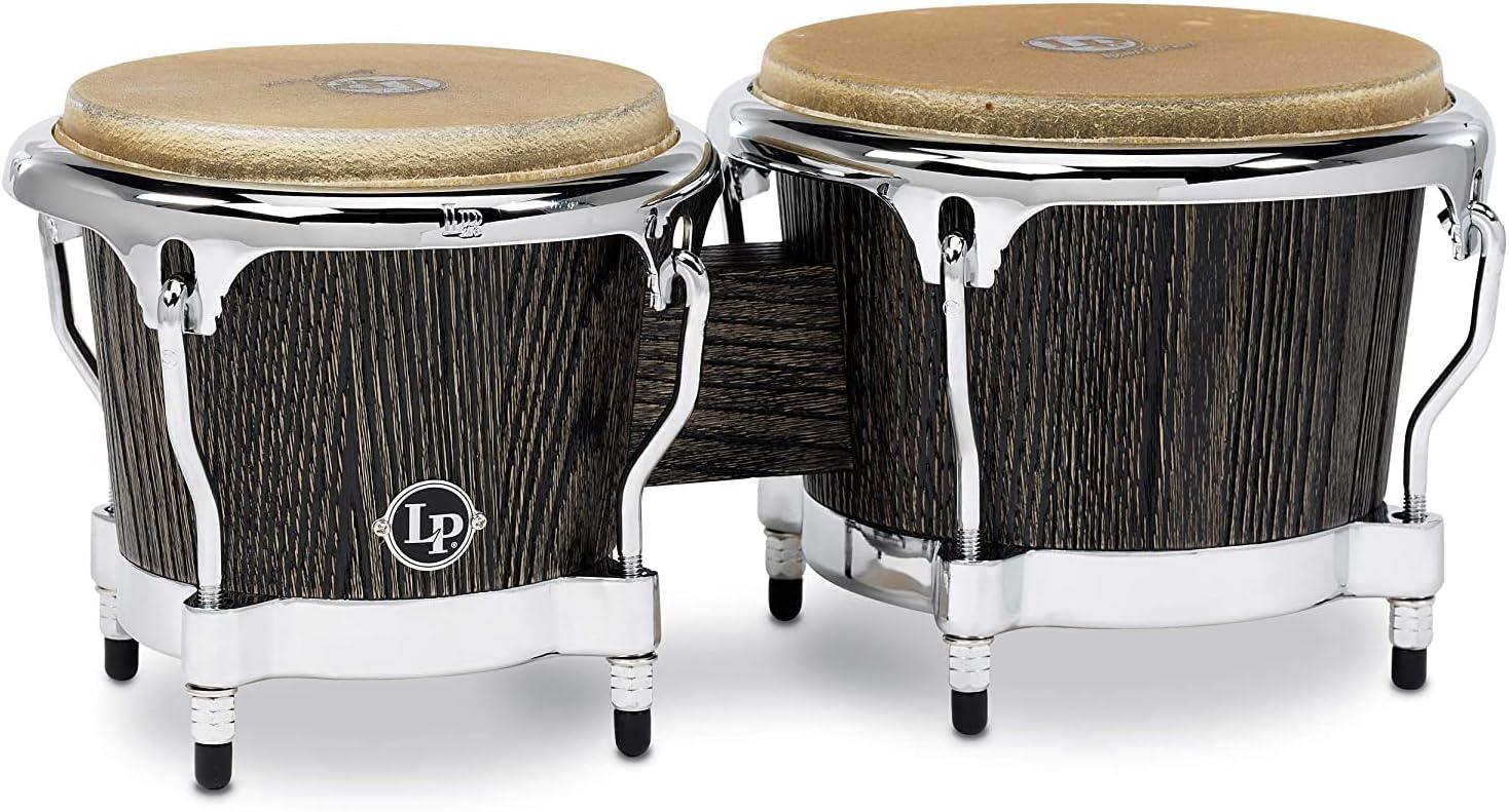 Latin Percussion Bongo Uptown Sculpted Ash - LP Bongos Ebony Satin.jpg