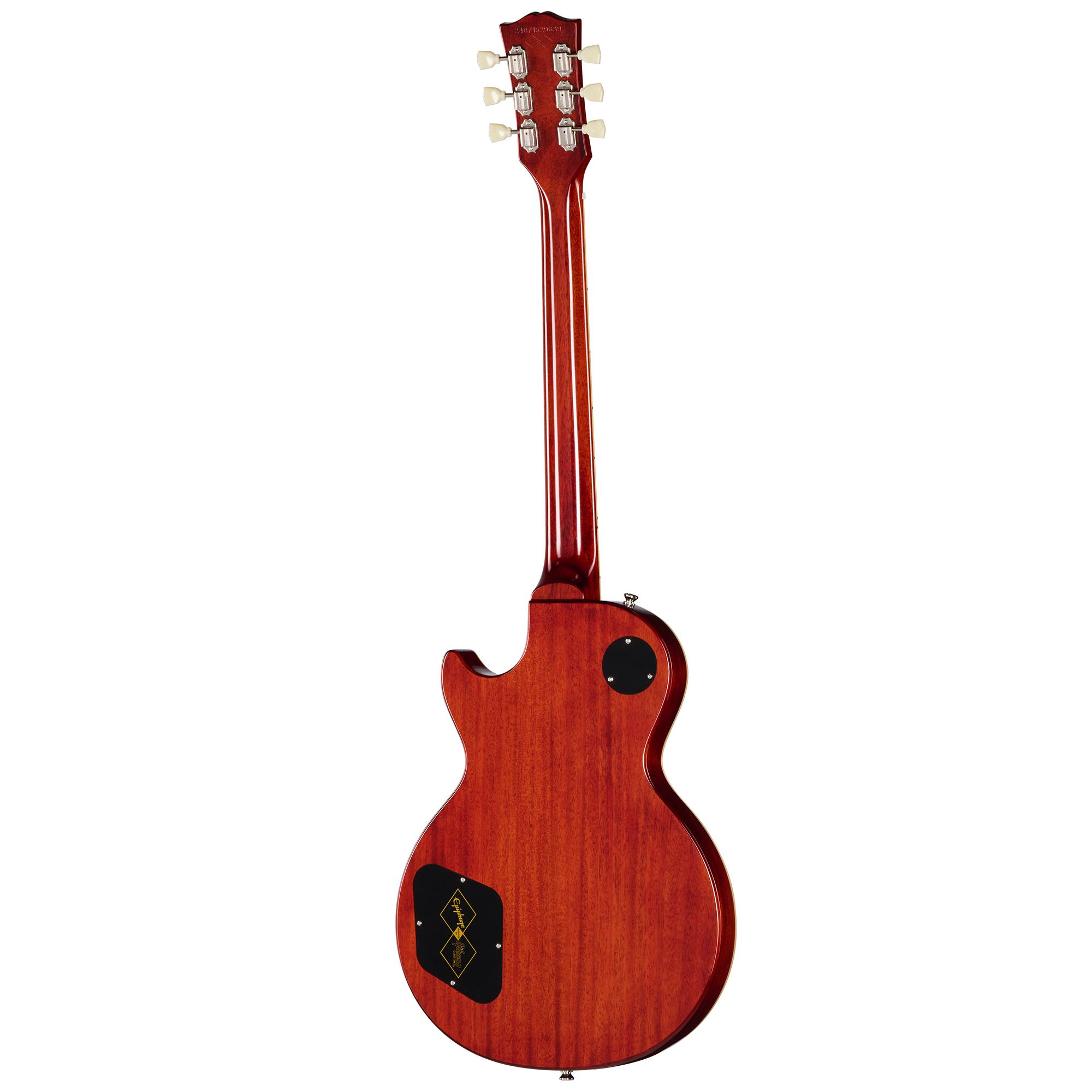 Epiphone Inspired by Gibson Custom 1959 Les Paul Standard Reissue Electric Guitar in Washed Bourbon Burst - ECLPR9WBNH1_back.jpg