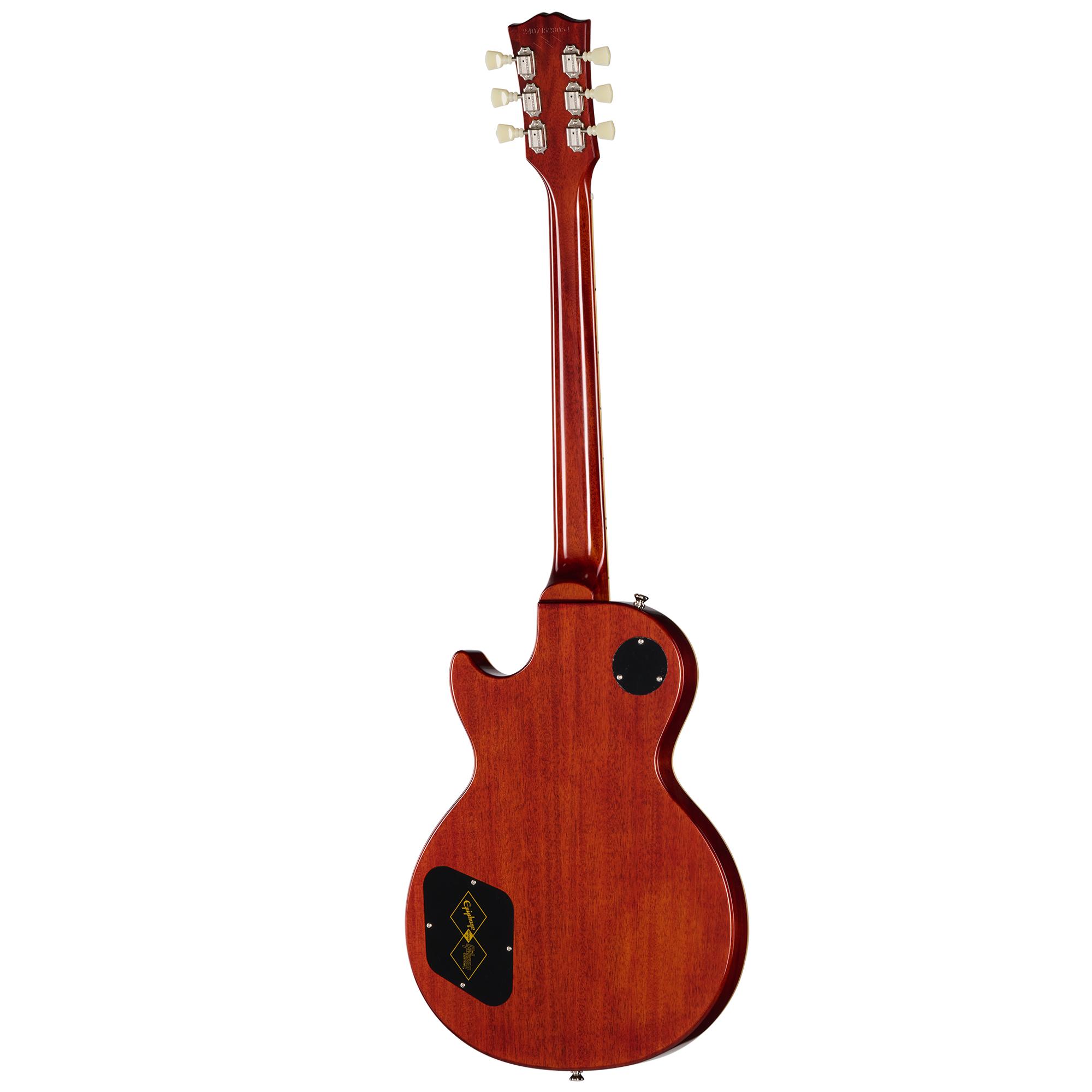 Epiphone Inspired by Gibson Custom 1960 Les Paul Standard Reissue Electric Guitar in Iced Tea Burst - ECLPR0ITNH1_back.jpg