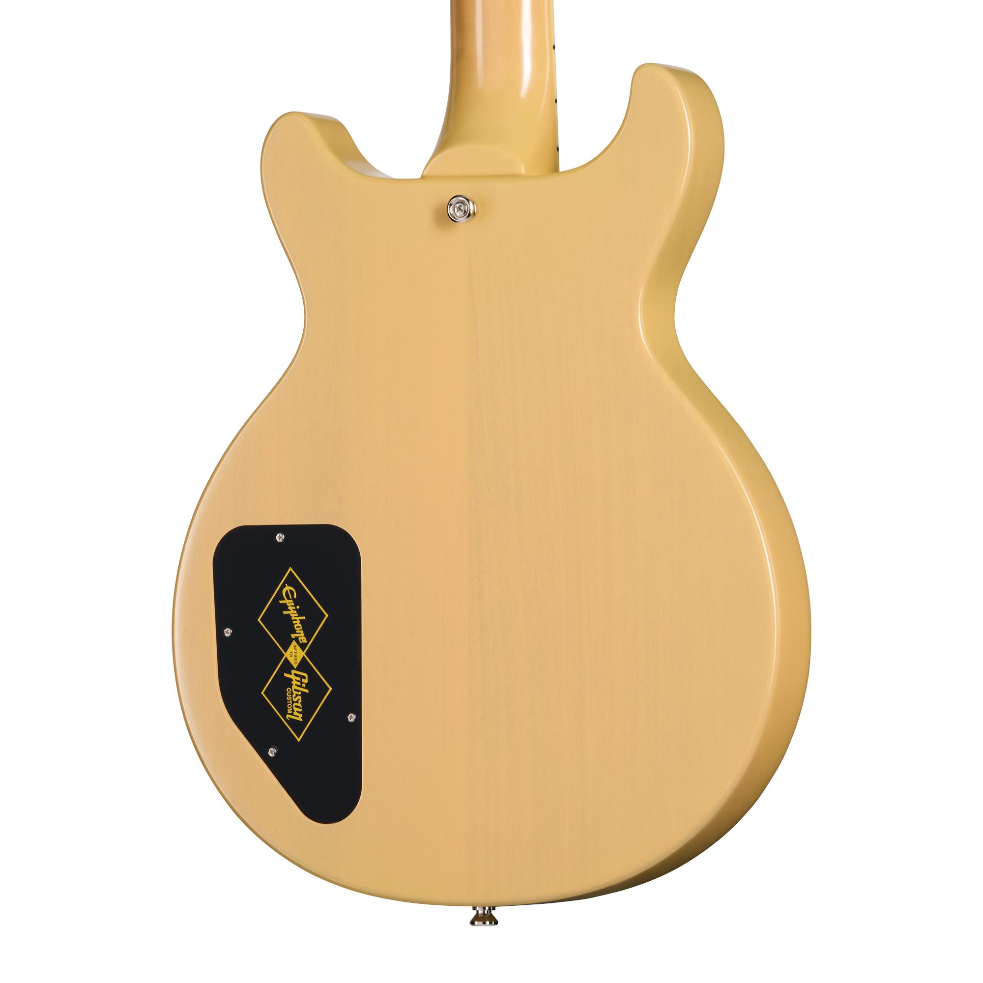 Epiphone Inspired by Gibson Custom 1960 Les Paul Special Double Cut Reissue Electric Guitar in TV Yellow - ECLSR0TYNH1_4_BackBody.jpg