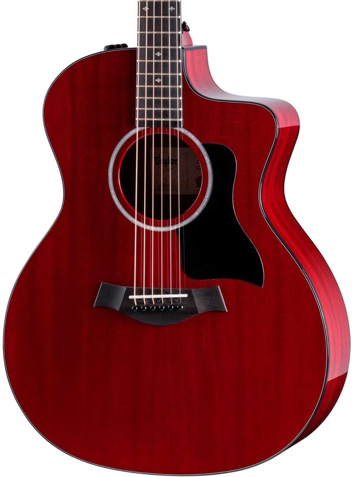 Taylor 224ce Special Edition Electro-Acoustic in Trans Red - 224CE-RED (2) - Copy.jpg