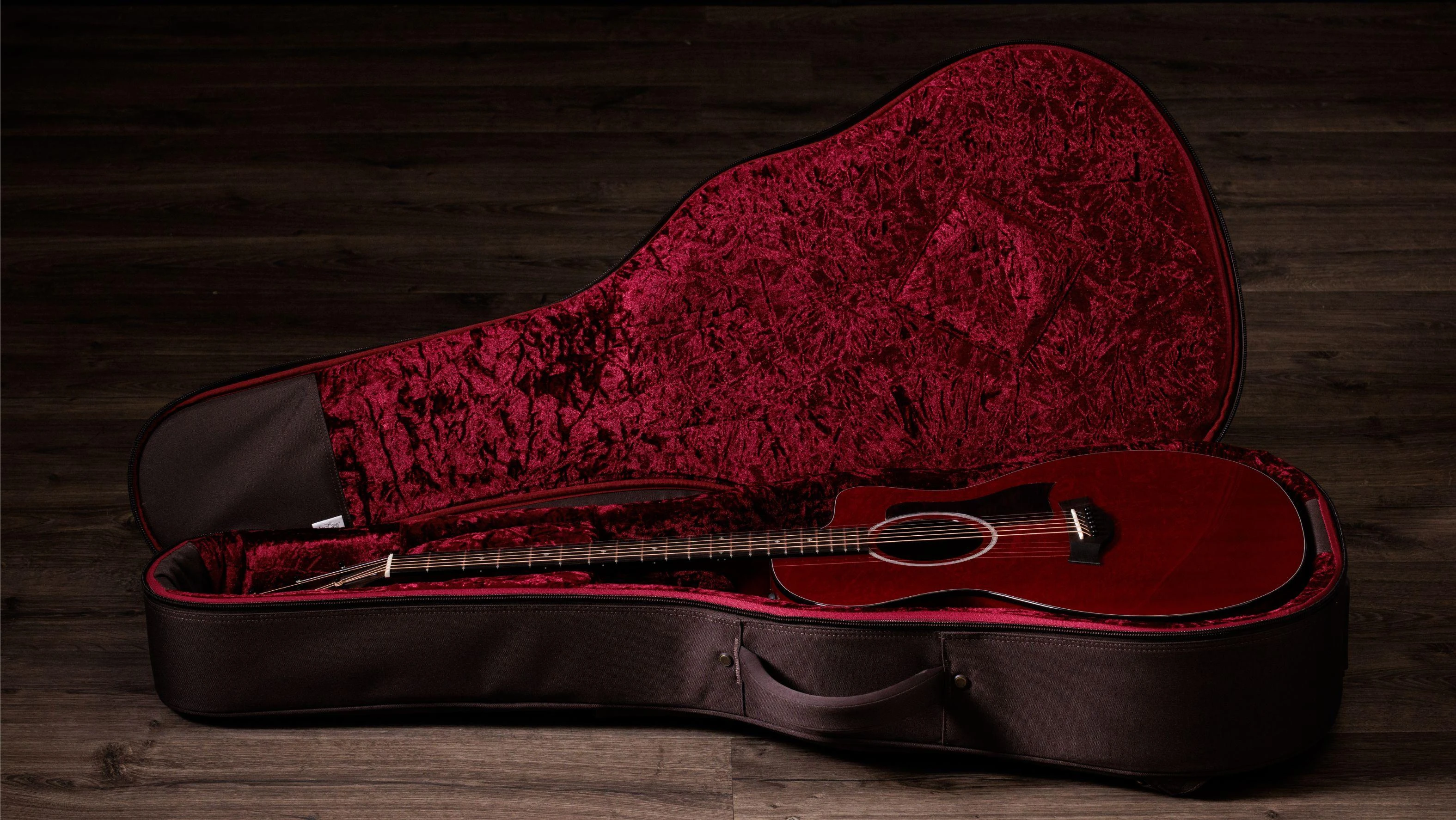 Taylor 224ce Special Edition Electro Acoustic in Trans Red - 224CE-RED (3).jpg